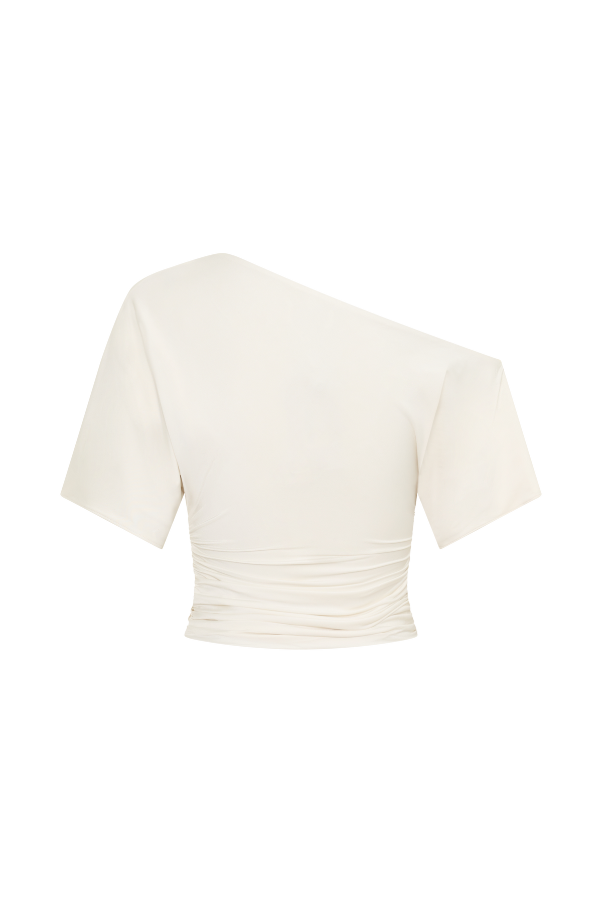 Luu Off Shoulder Slinky Top - Ivory