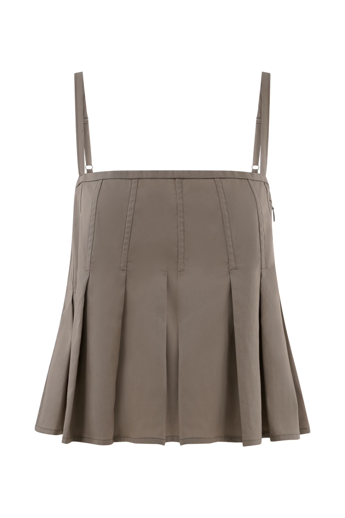 Mae Cotton Top - Pebble Brown