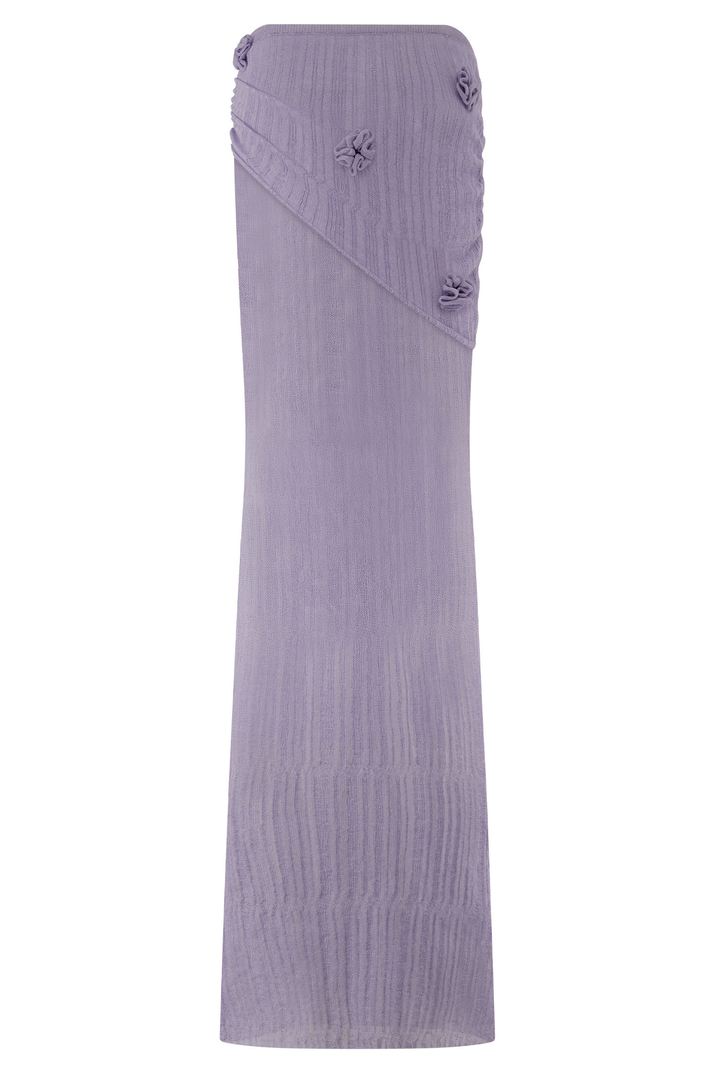 Orianna Orchid Knit Maxi Skirt - Orchid