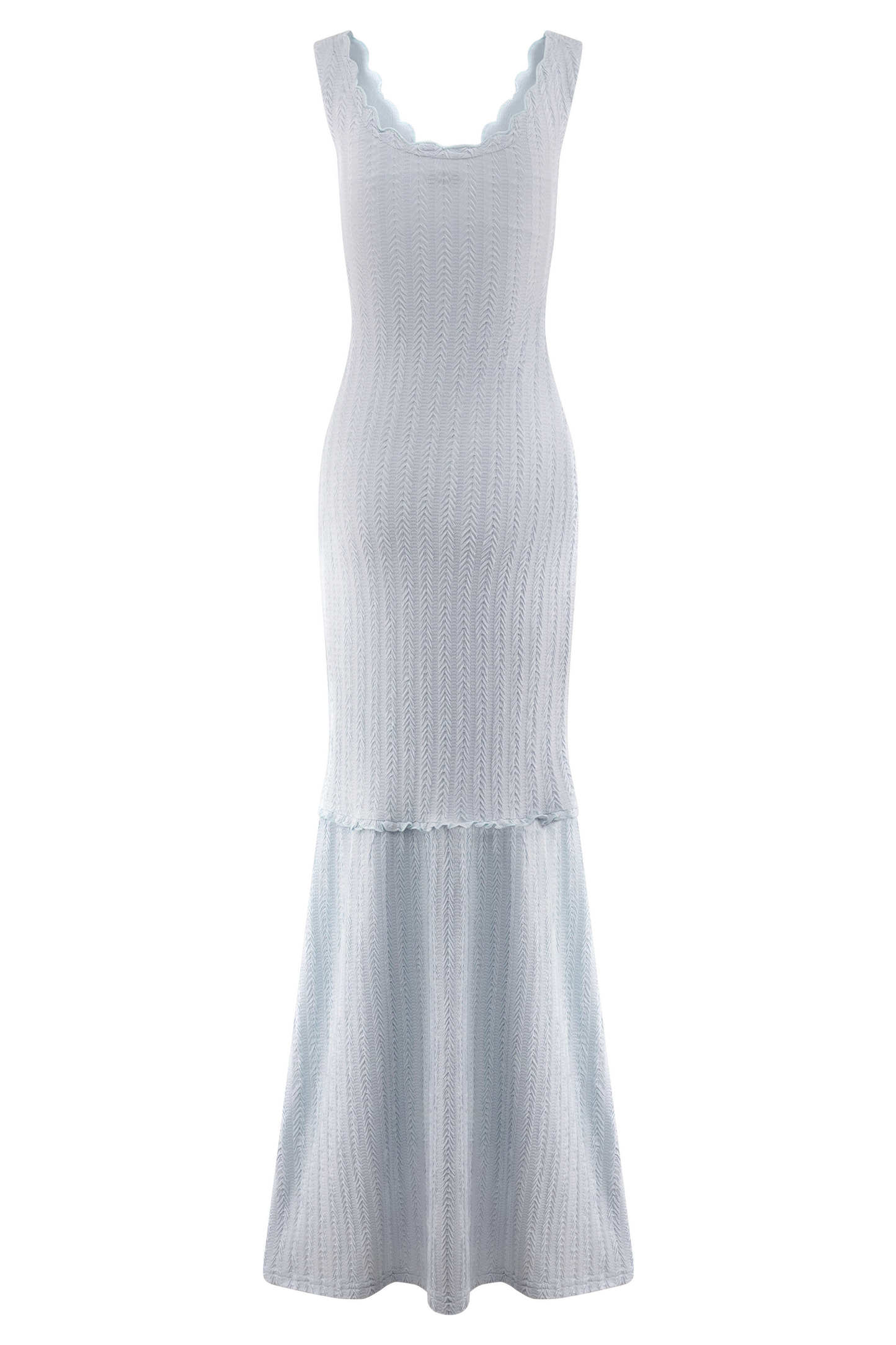 Natalie Off Shoulder Maxi Dress - Sky Blue