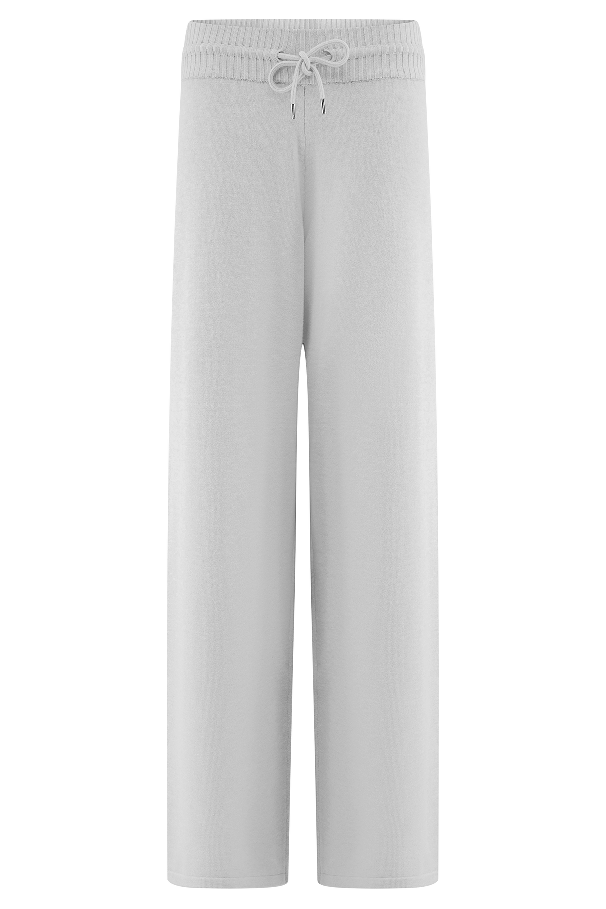 Natalya Knit Wide Leg Pants - Heather Grey Marle