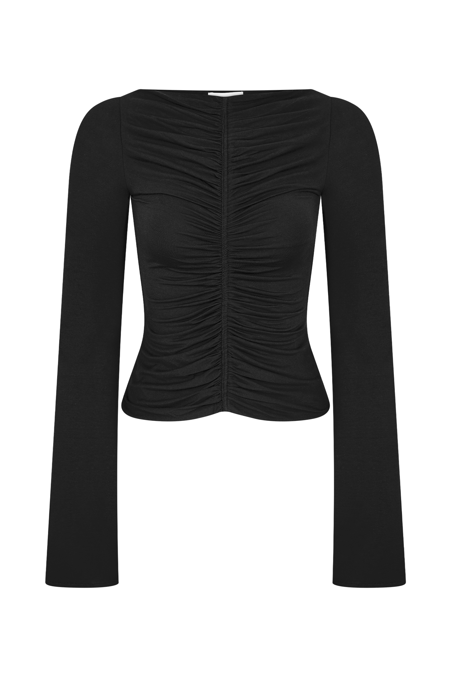 Preston Modal Long Sleeve Top - Black