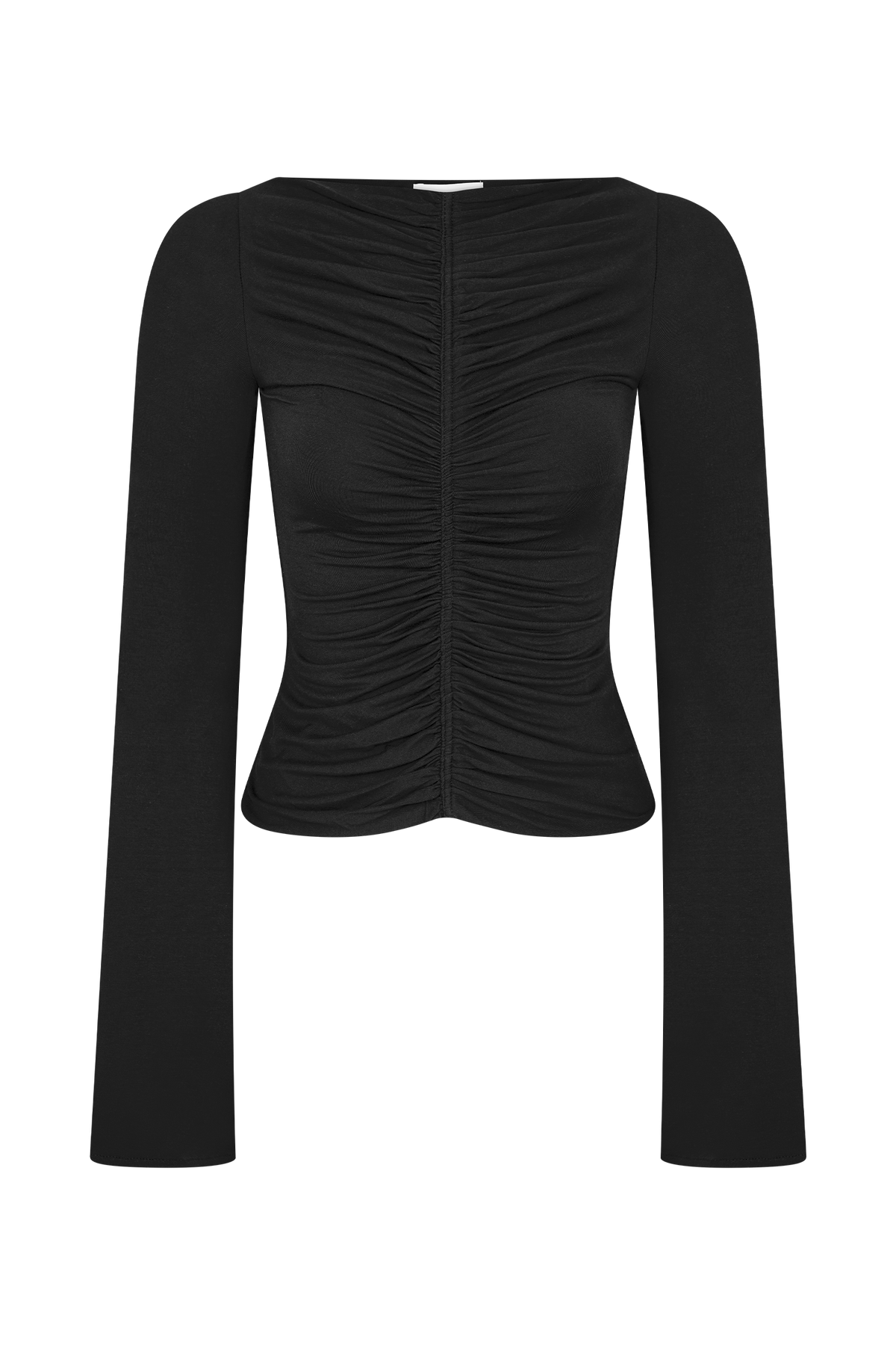 Preston Modal Long Sleeve Top - Black