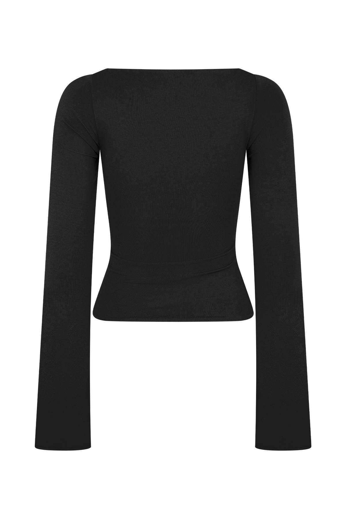 Preston Modal Long Sleeve Top - Black