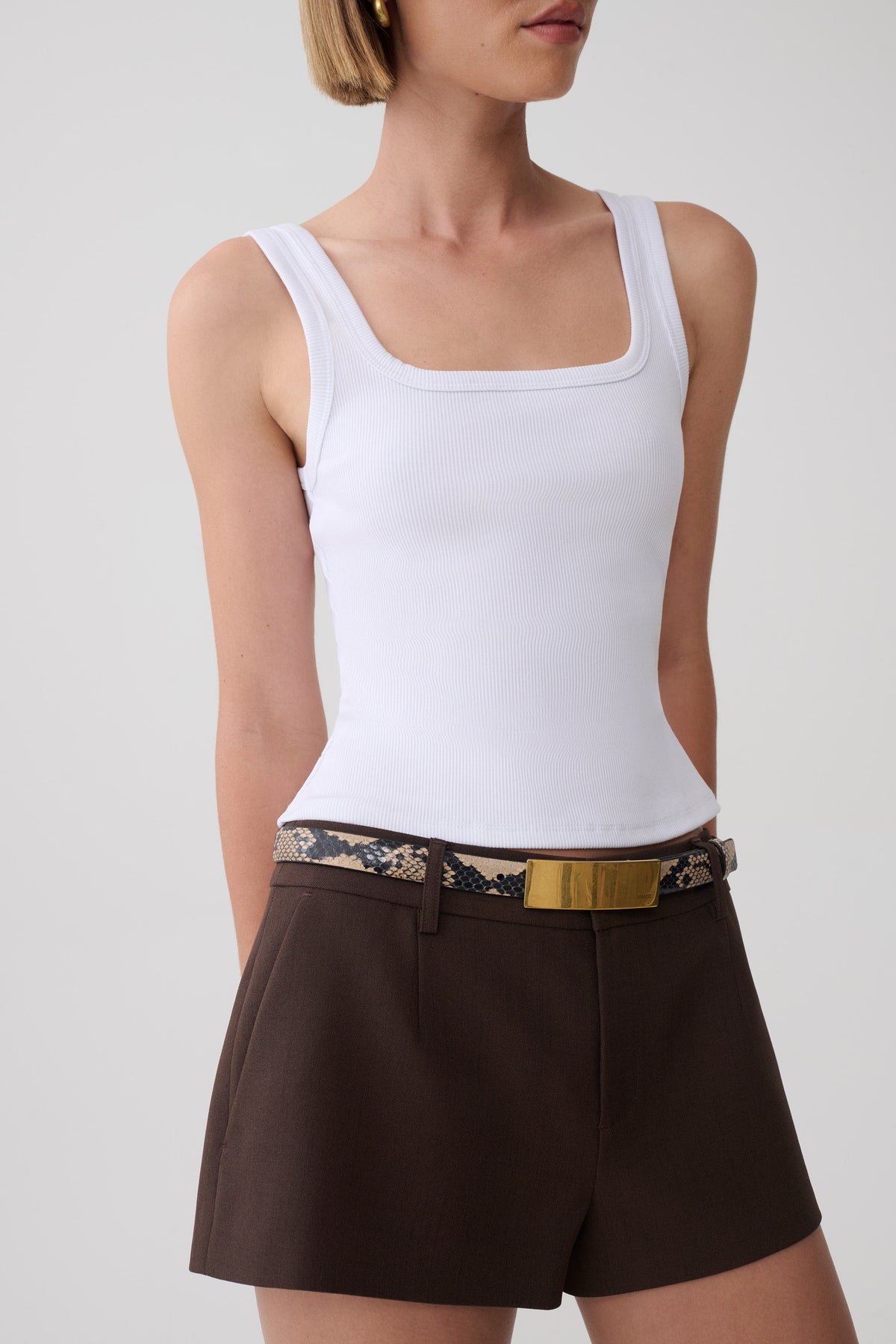 Jennina Mini Short - Chocolate