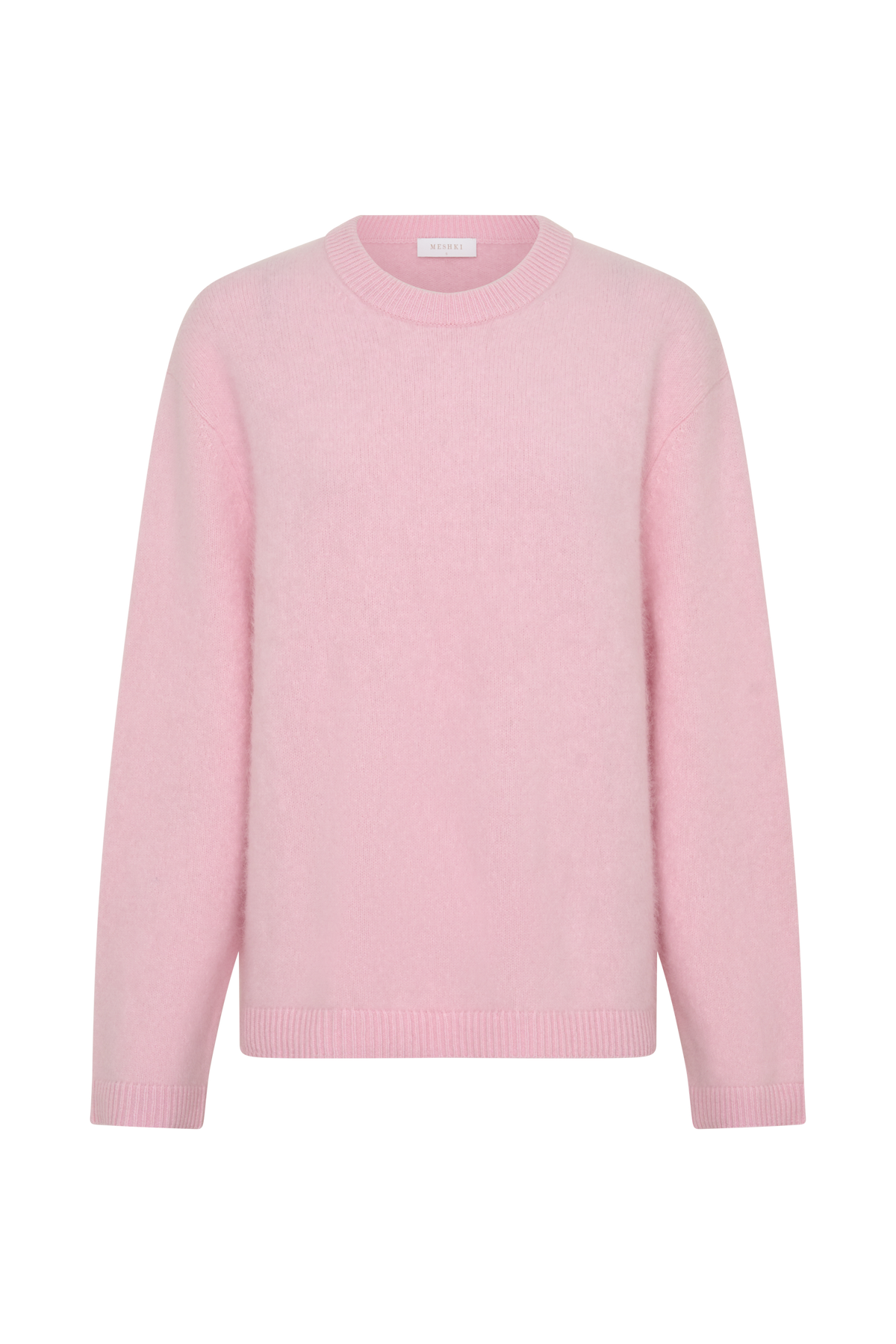 Viviane Fluffy Knit Jumper - Baby Pink