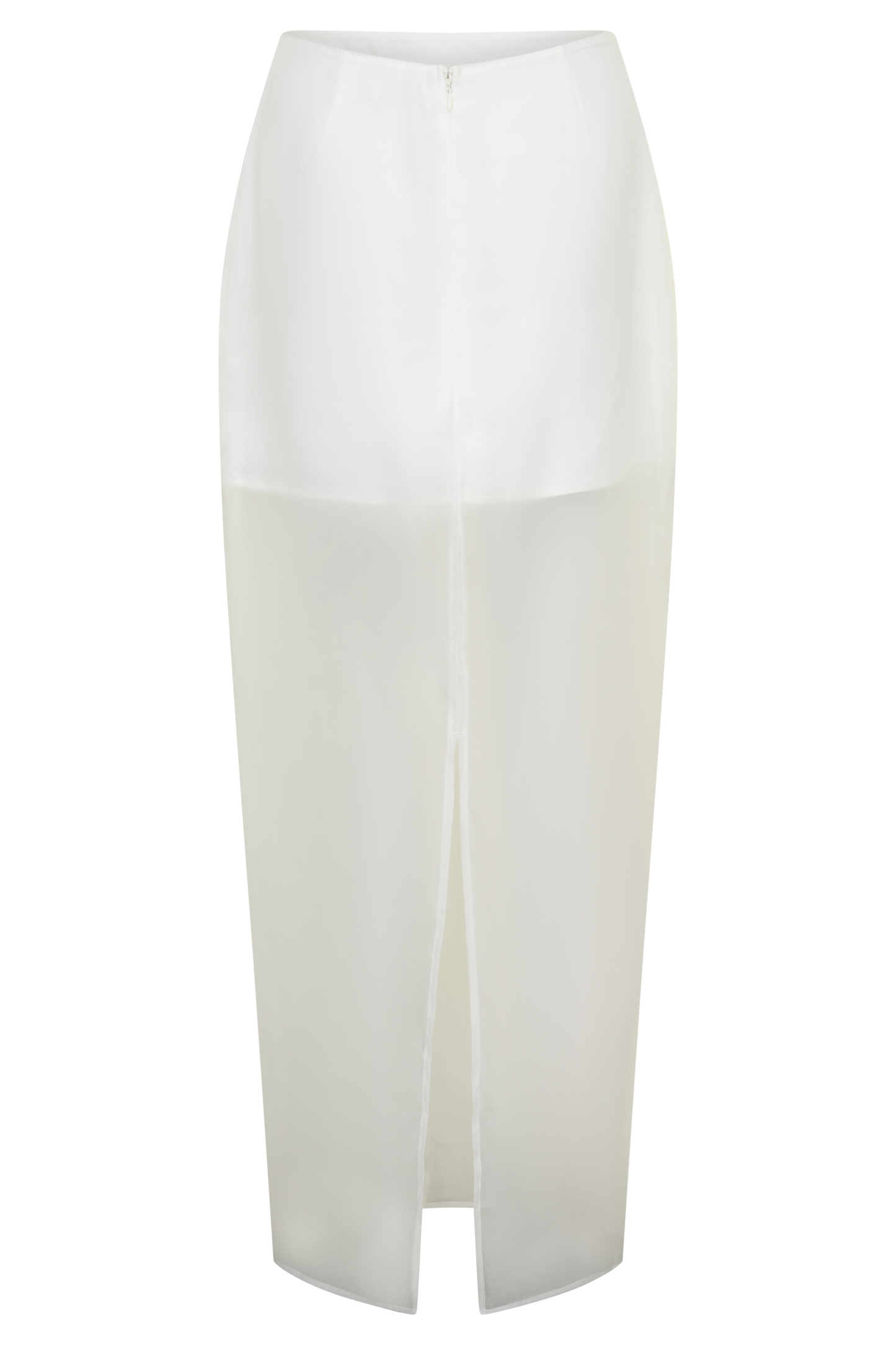 Ximena Organza Maxi Skirt - White