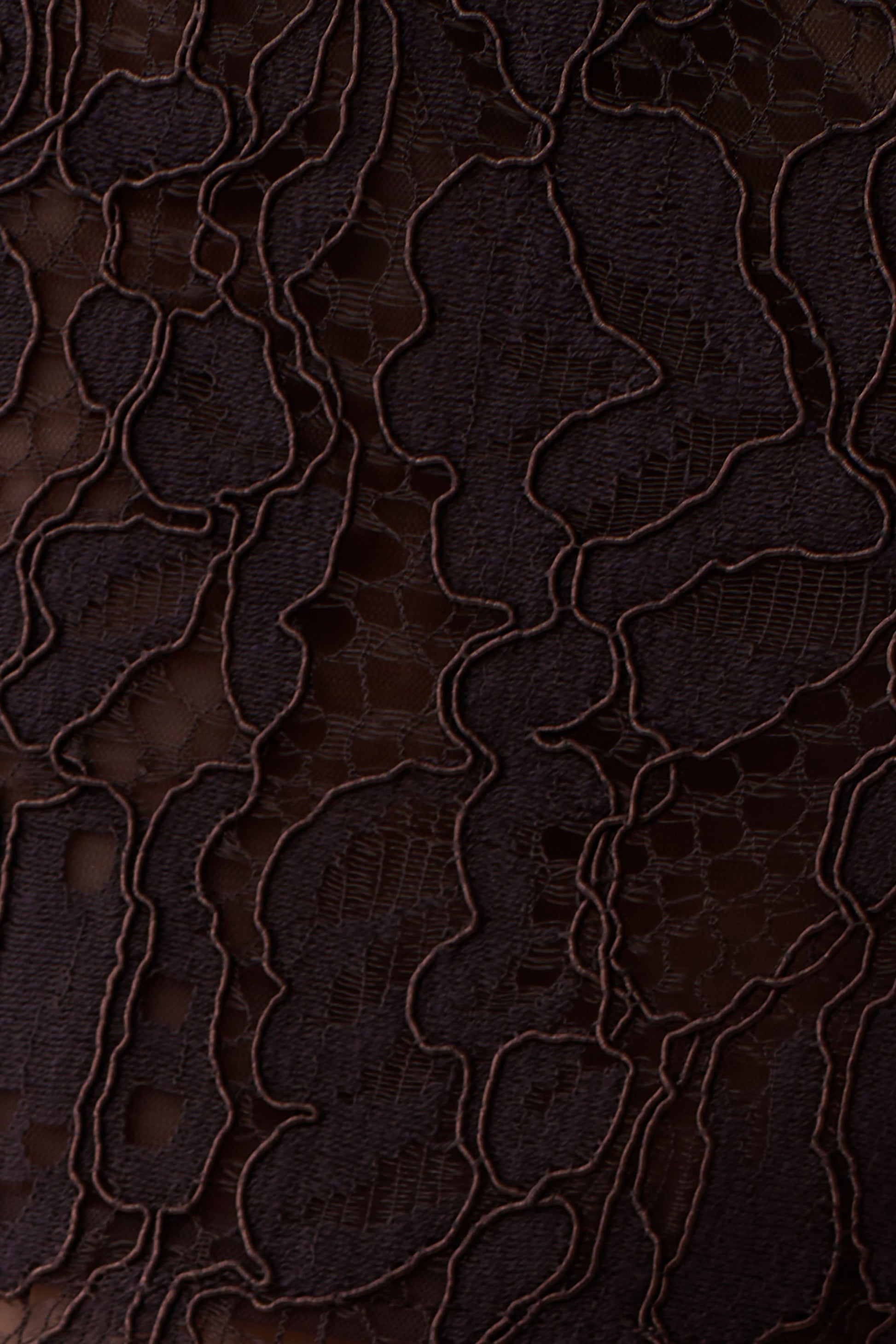 Gigi Lace Mini Shorts - Dark Chocolate #11