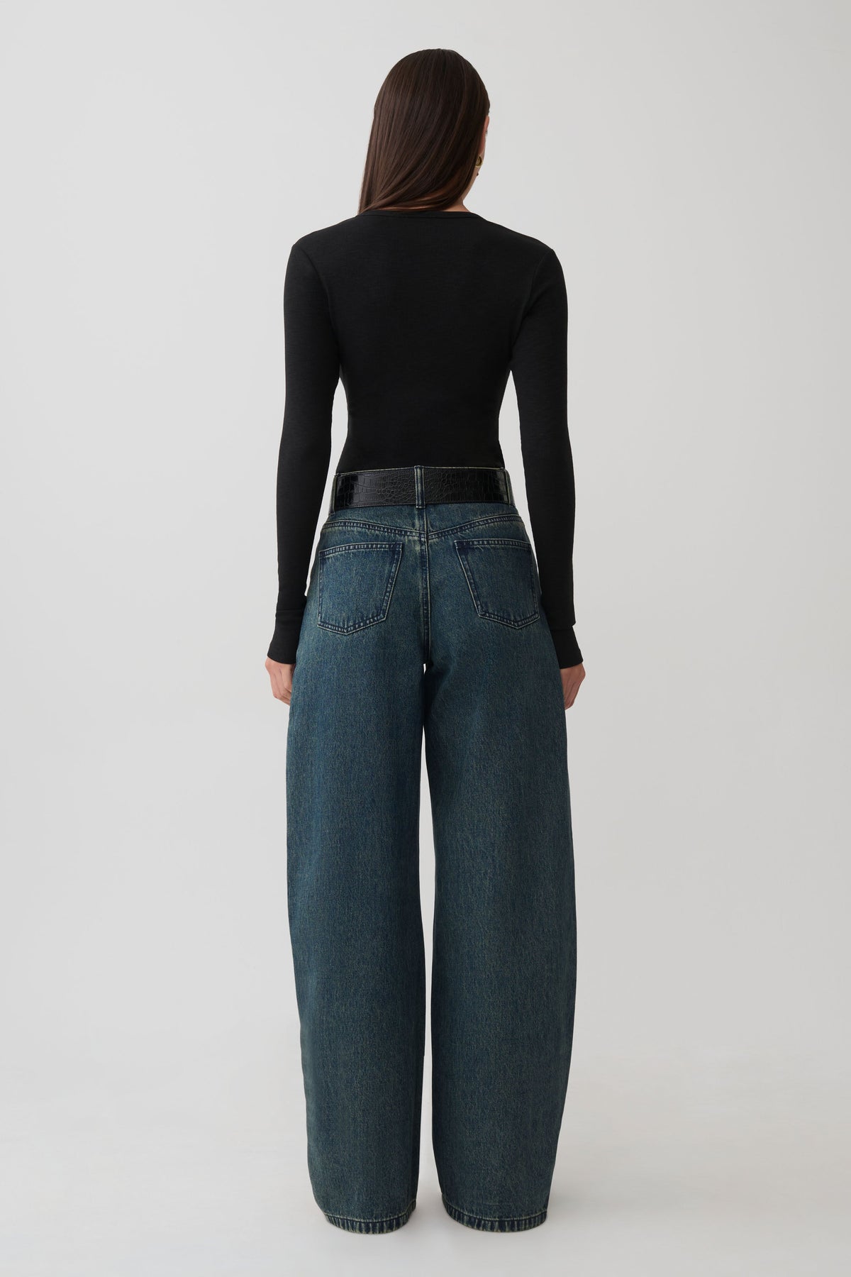 Leny Long Sleeve Top - Black #6