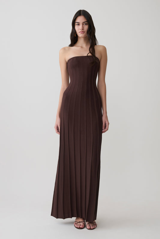 party dresses brown A-Line Brown V-Neck Chiffon Bridesmaid Prom Dresses