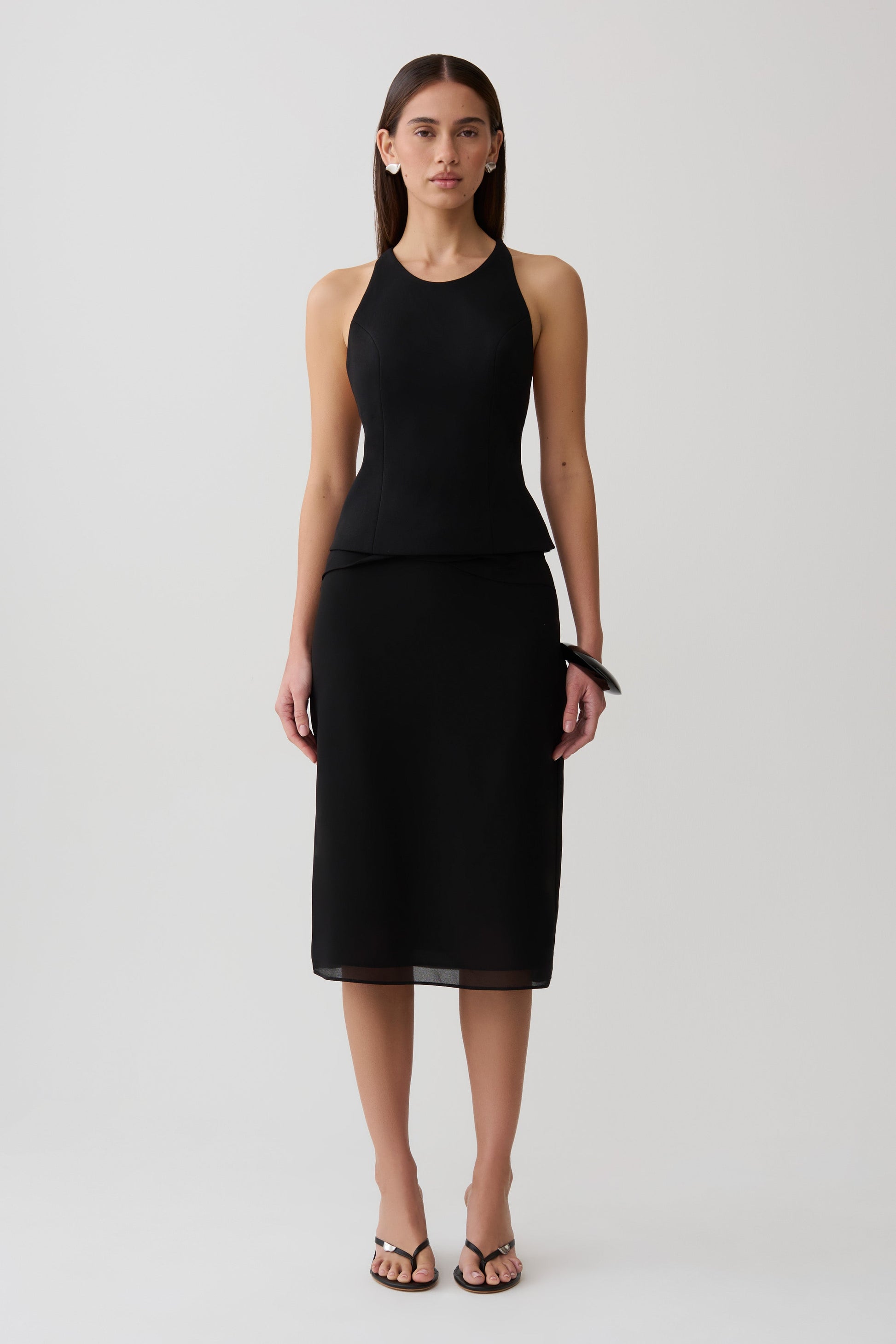 Bernadette Hardware Sleeveless Top - Black #7