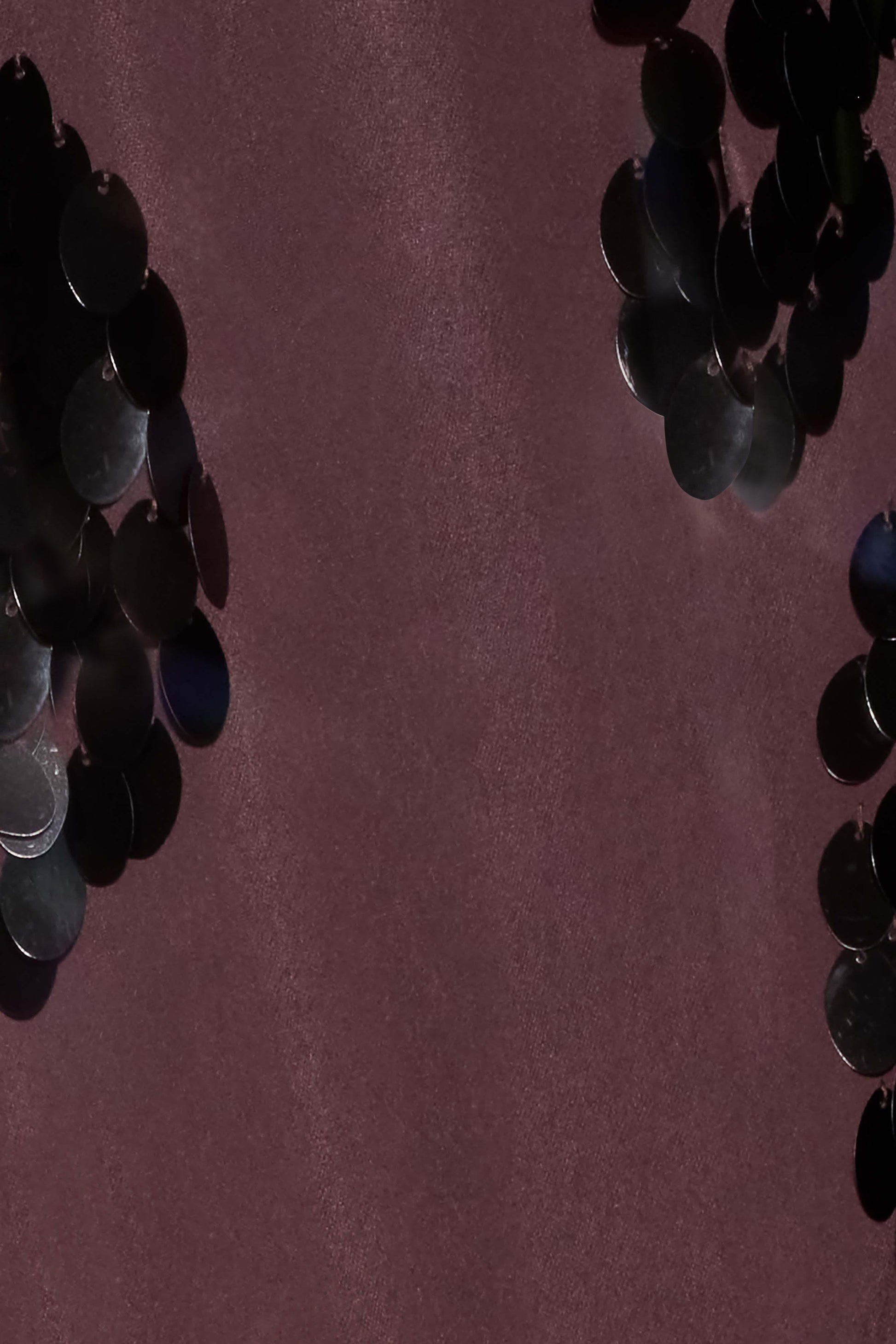 Josette Sequin & Chiffon Maxi Dress - Dark Chocolate #4