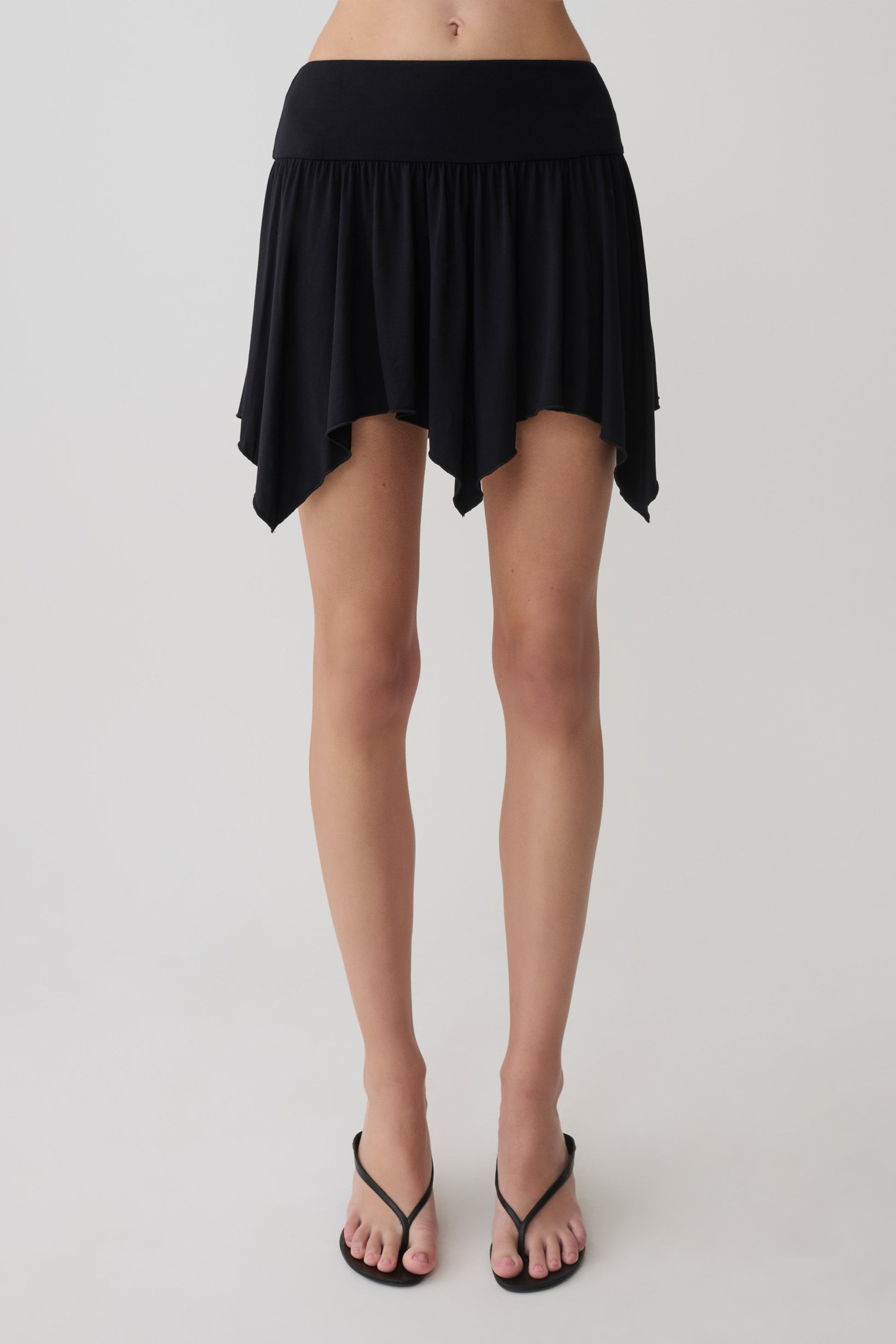 Ambrose Hankie Mini Skirt - Black #8
