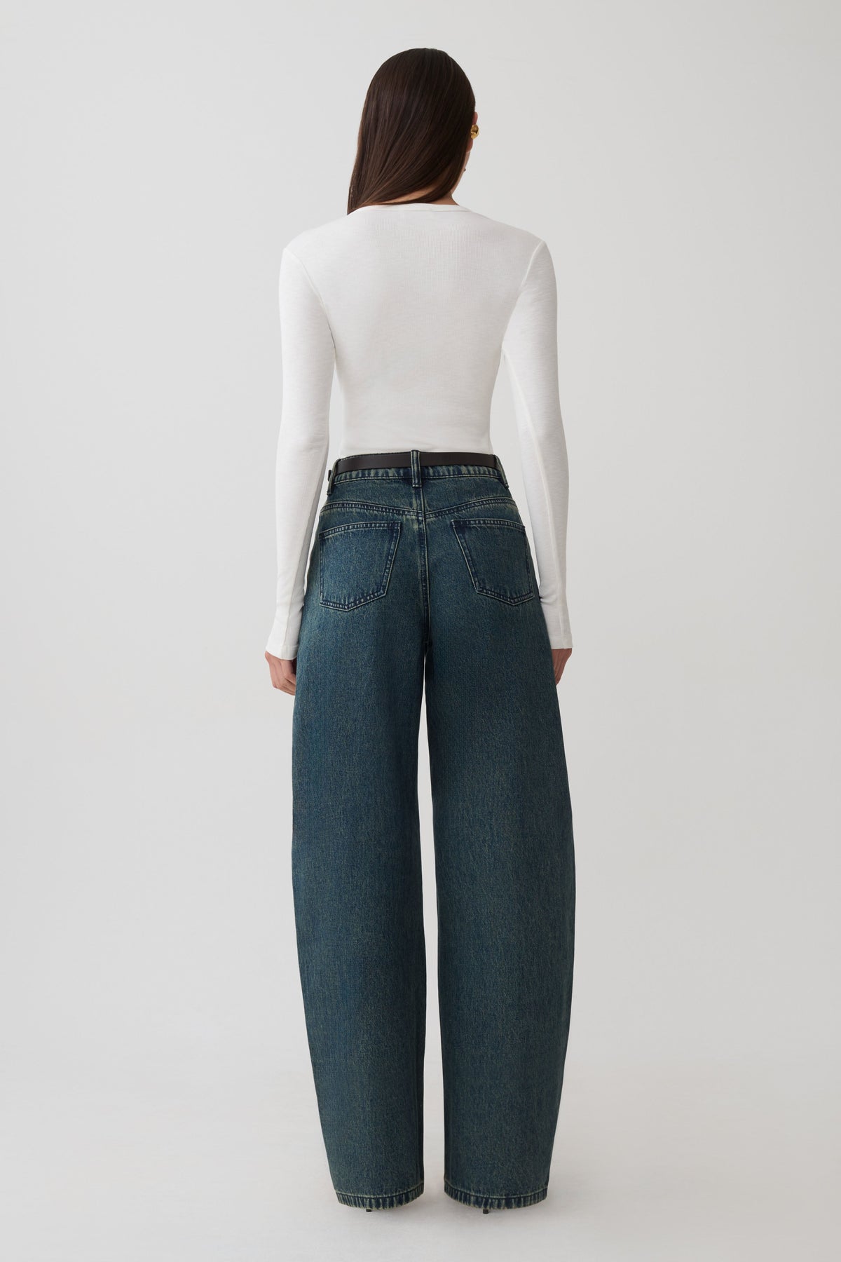 Leny Long Sleeve Top - White #5