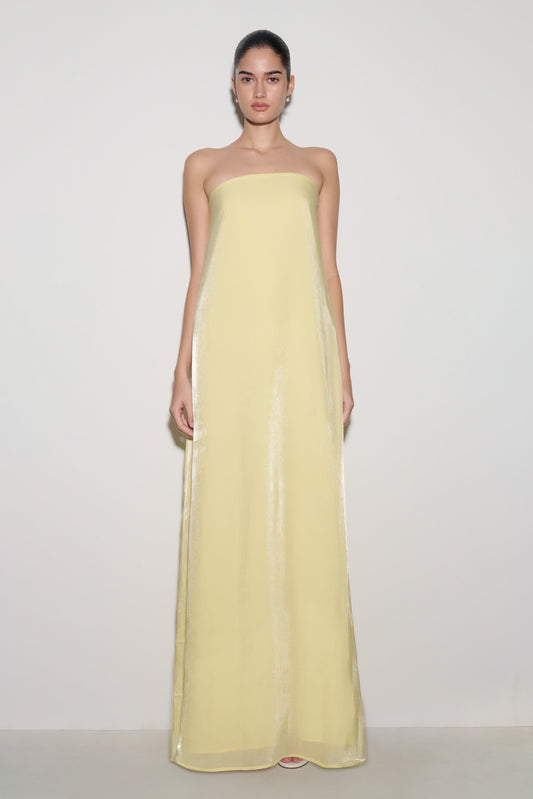 lemon yellow color dresses dress Paulmi & Harsh Lime Yellow Maxi Dress evening party or any other occasions Yellow Dresses | Shop Lemon,