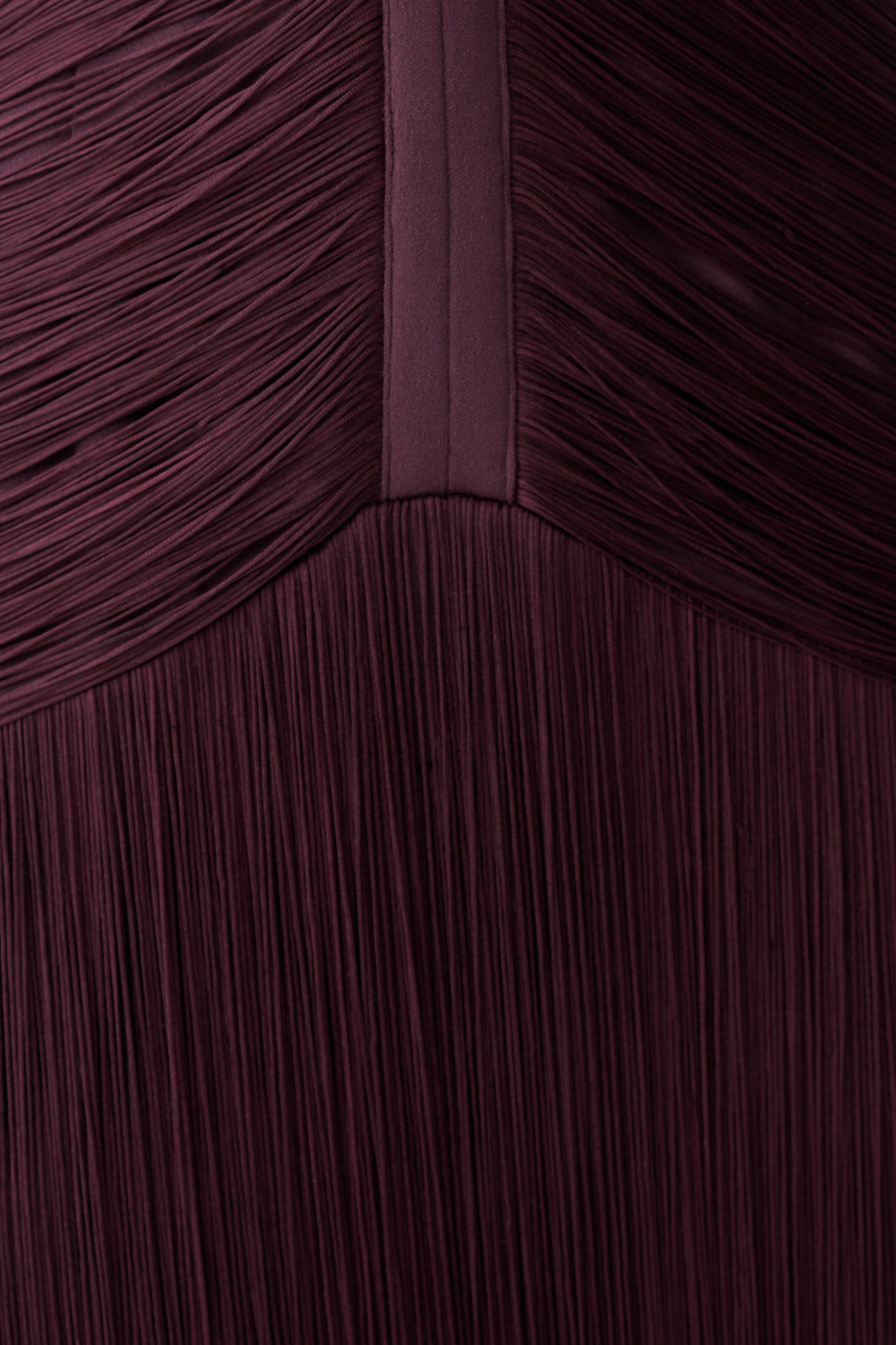 Tiffany Fringe Maxi Dress - Plum #6