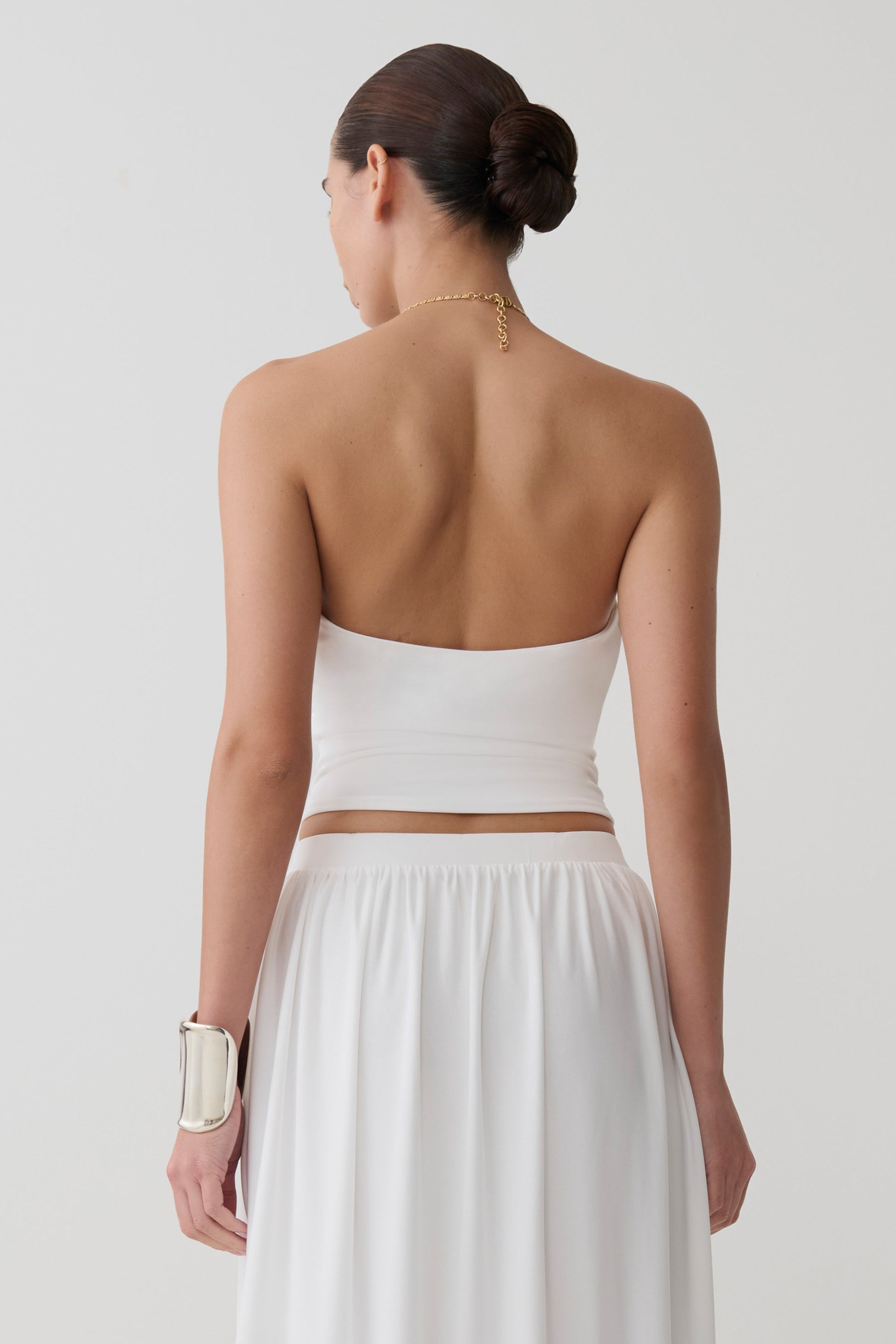 Banks Halter Neck Top With Hardware - White #2
