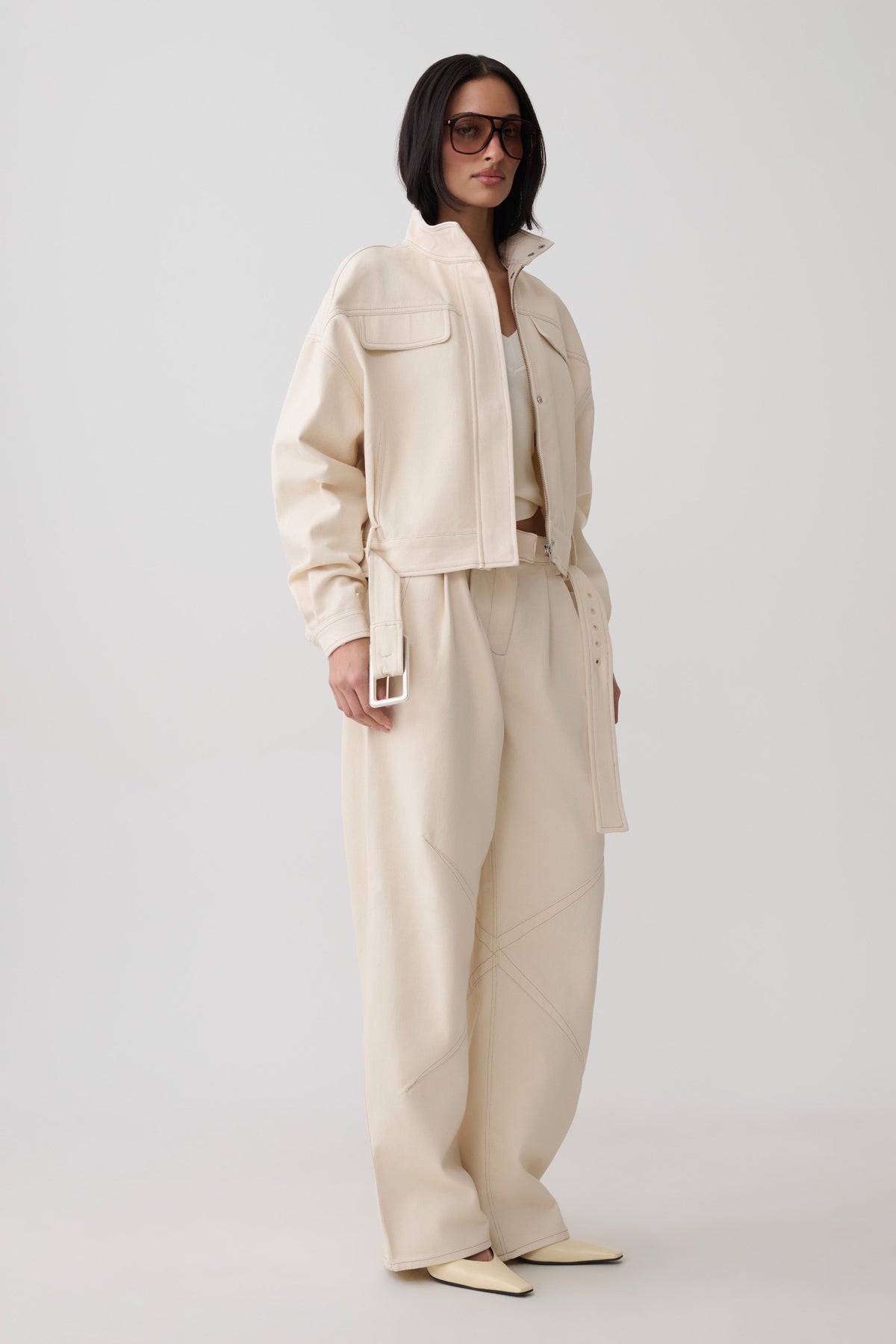 Dane Denim Jacket - Cream #4