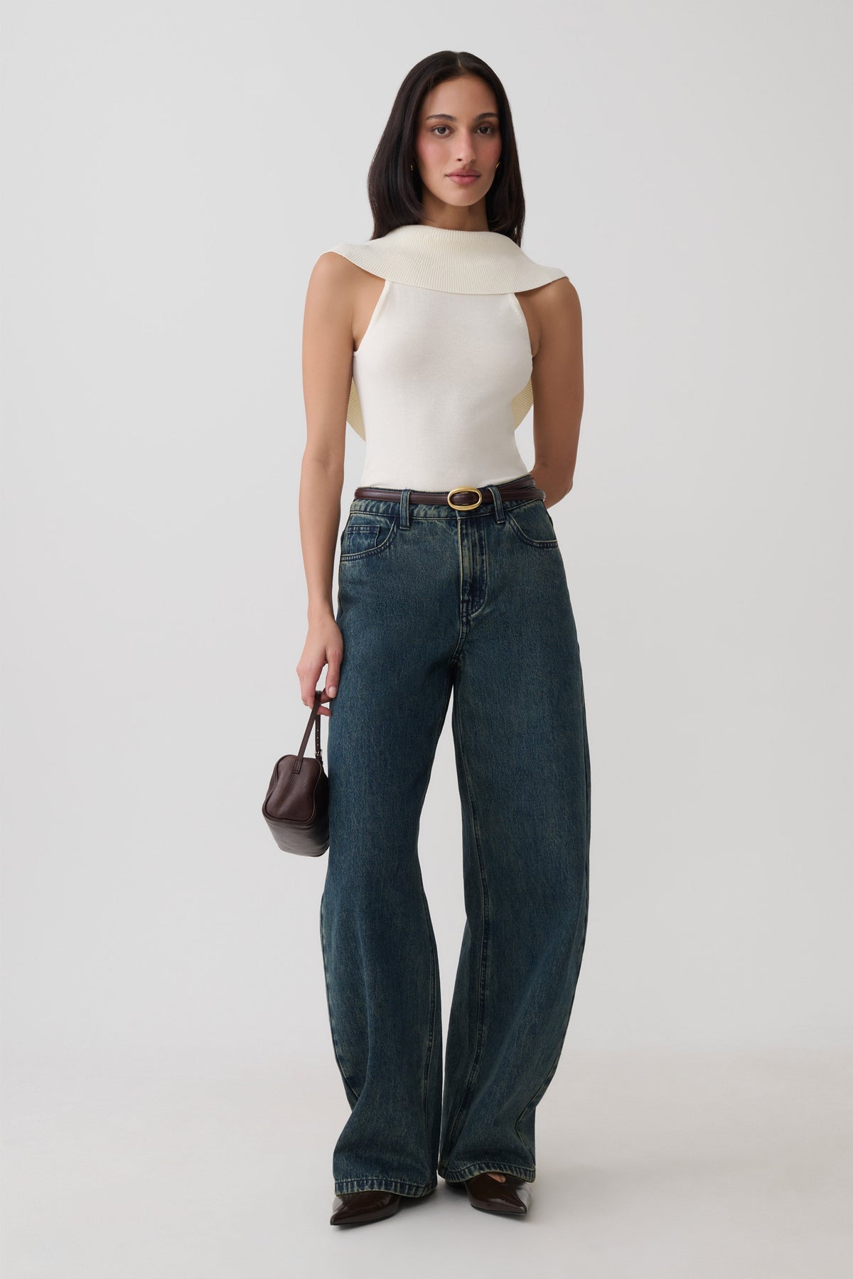 Ellen Knit Sleeveless Top - Ivory #3