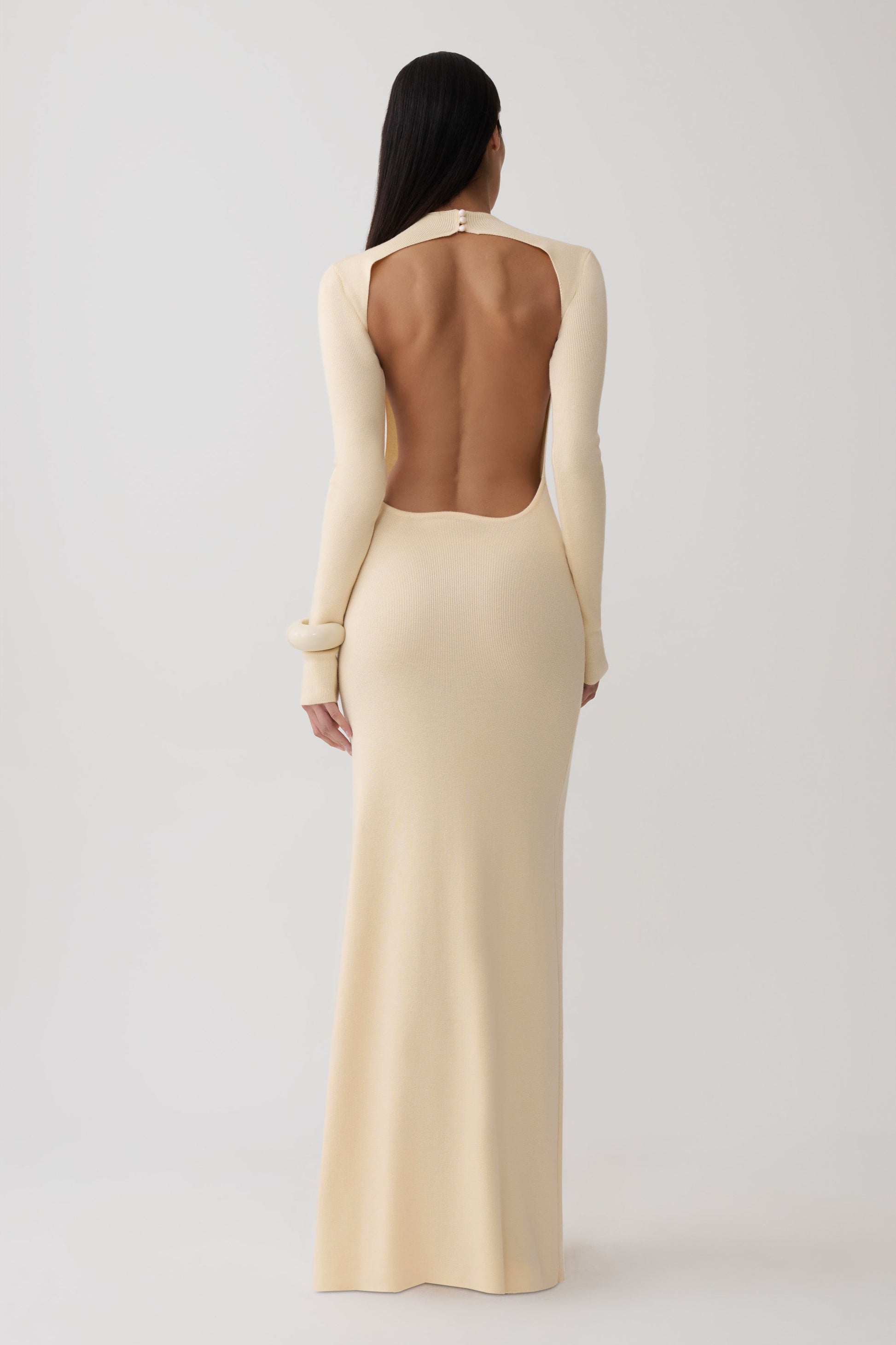 Rowan Long Sleeve Knit Maxi Dress