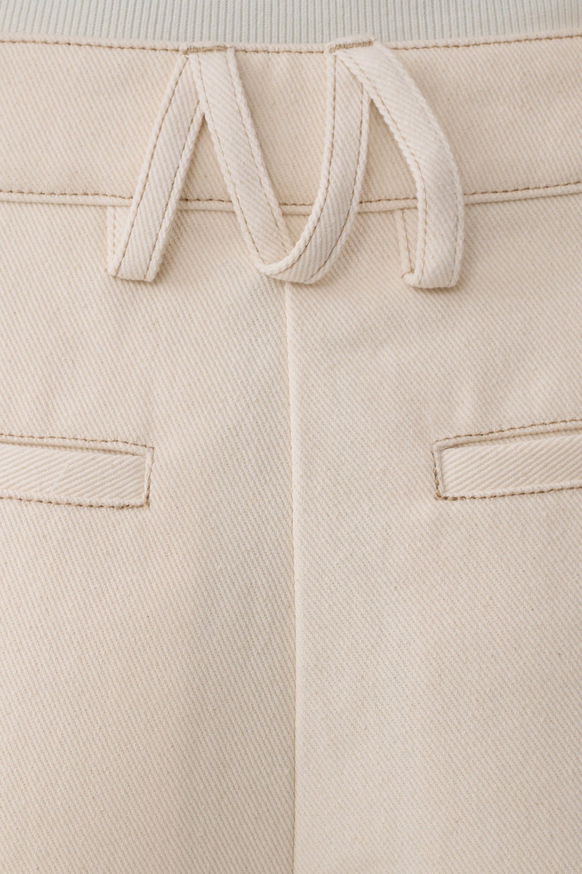 Dane Barrel Leg Denim Pants - Cream #6