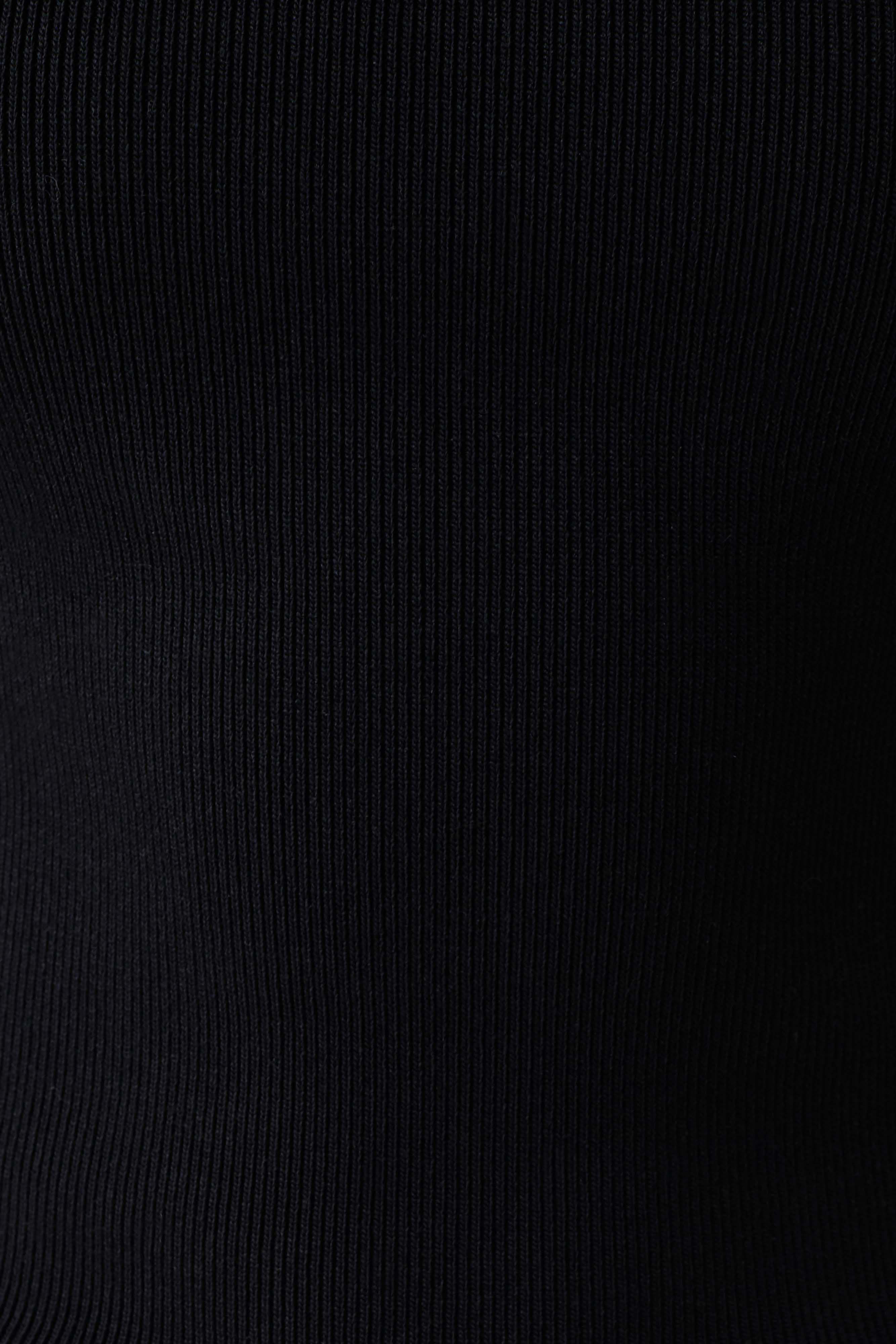 Tara Knit Tank Top - Black | MESHKI US