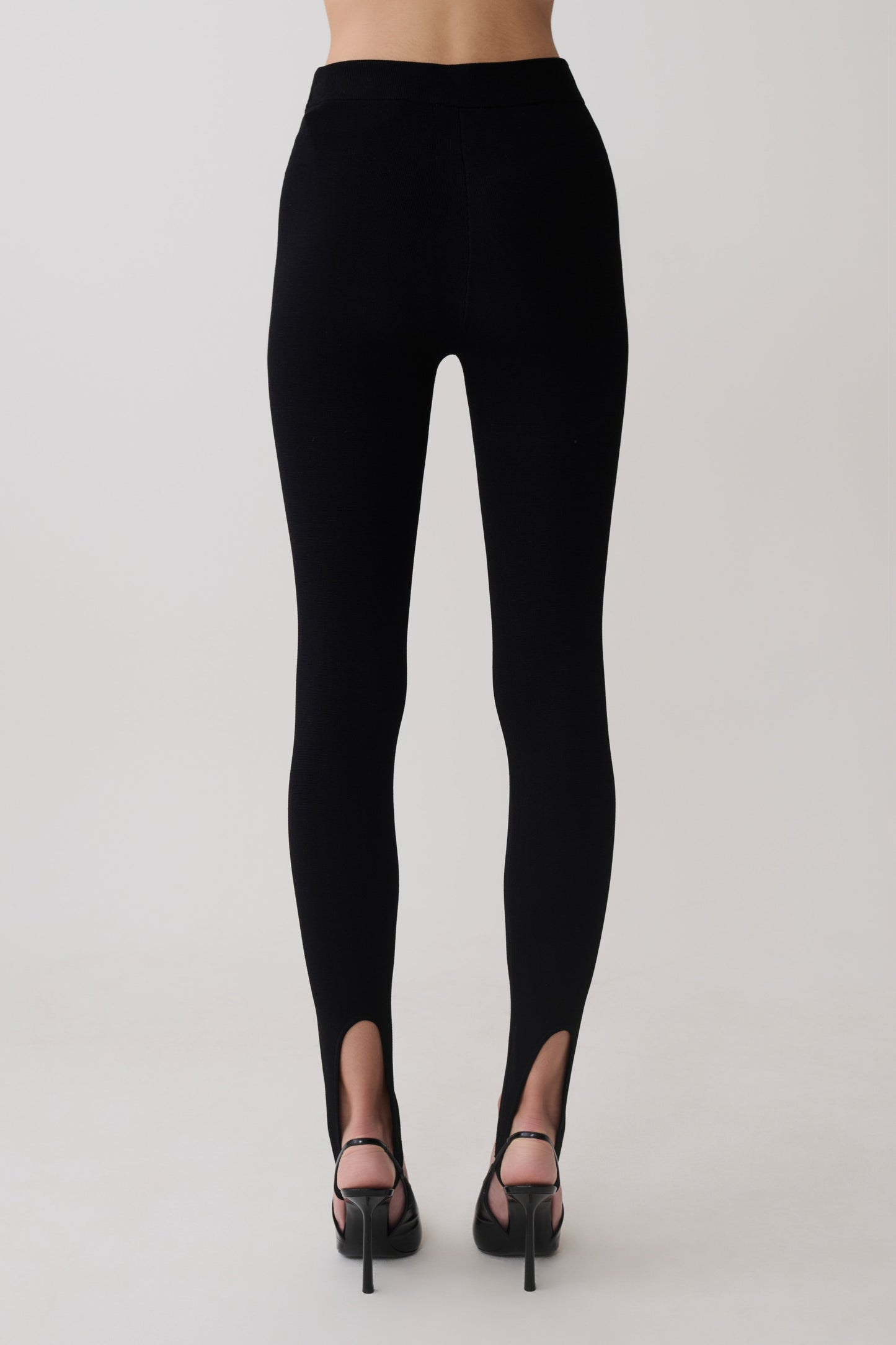 Valerie Knit Leggings - Black