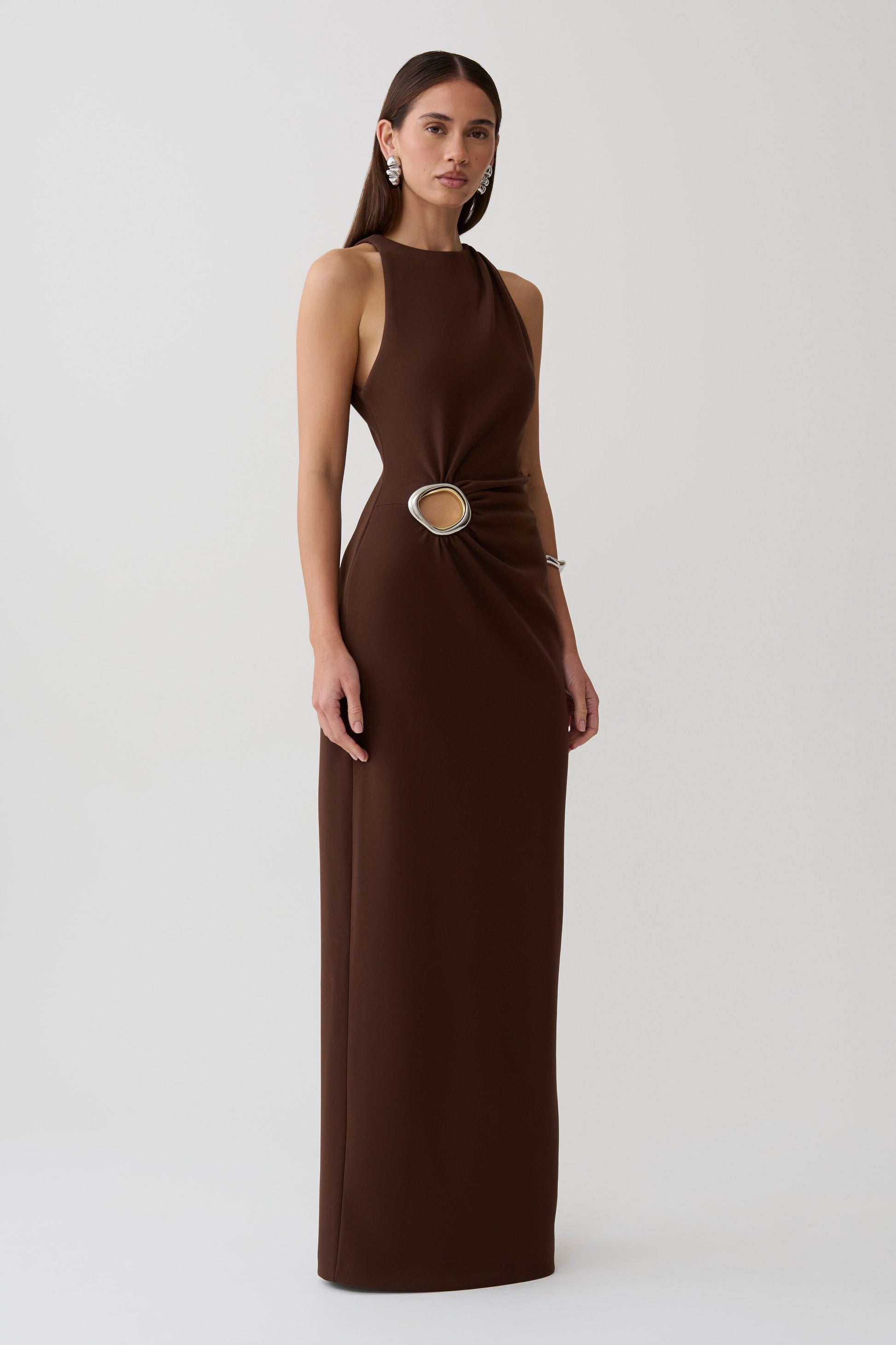 Maylin Hardware Maxi Dress - Dark Chocolate #4