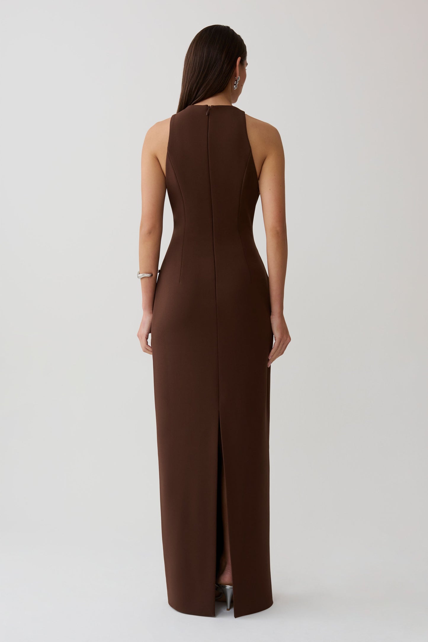 Maylin Hardware Maxi Dress - Dark Chocolate