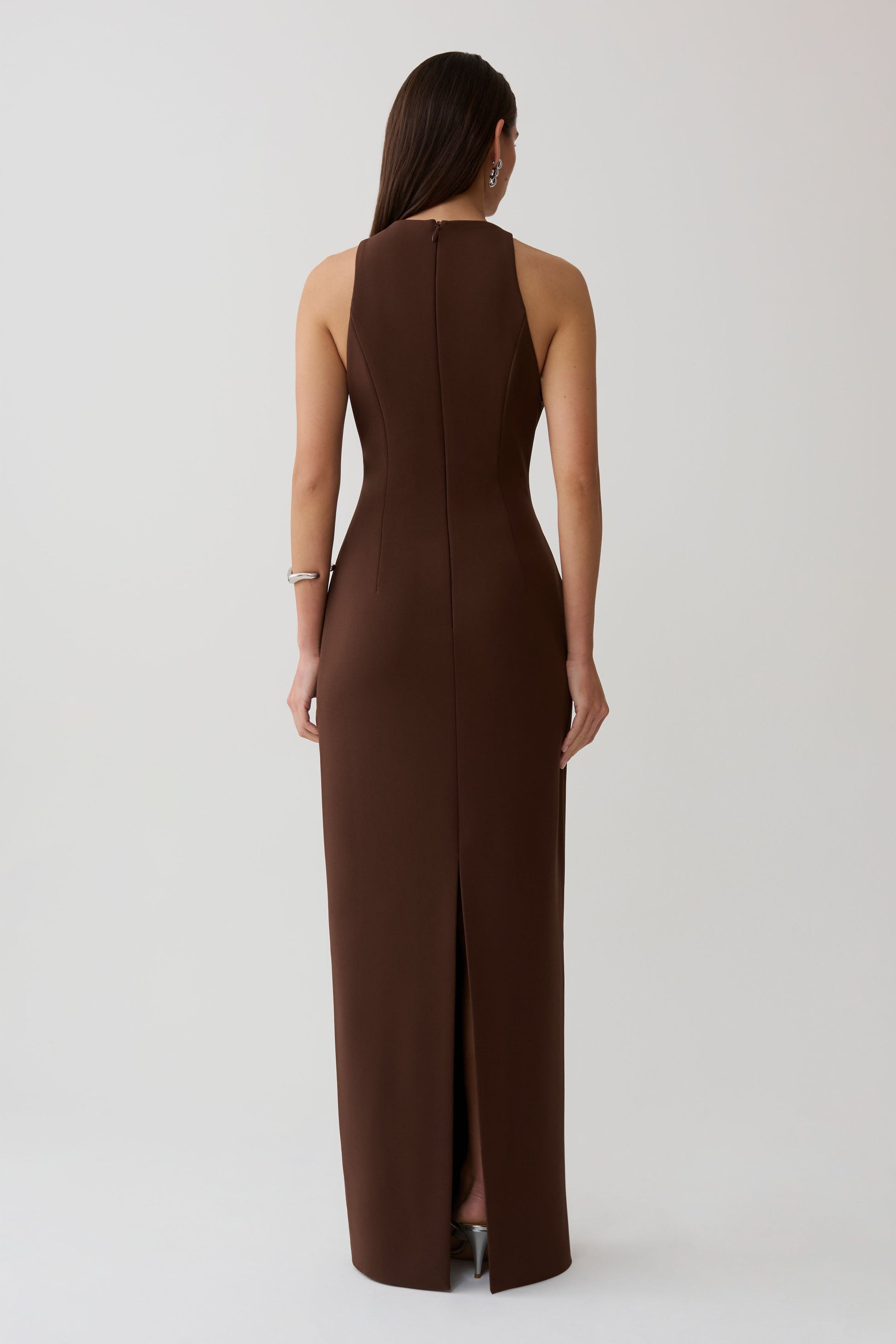Maylin Hardware Maxi Dress - Dark Chocolate #2