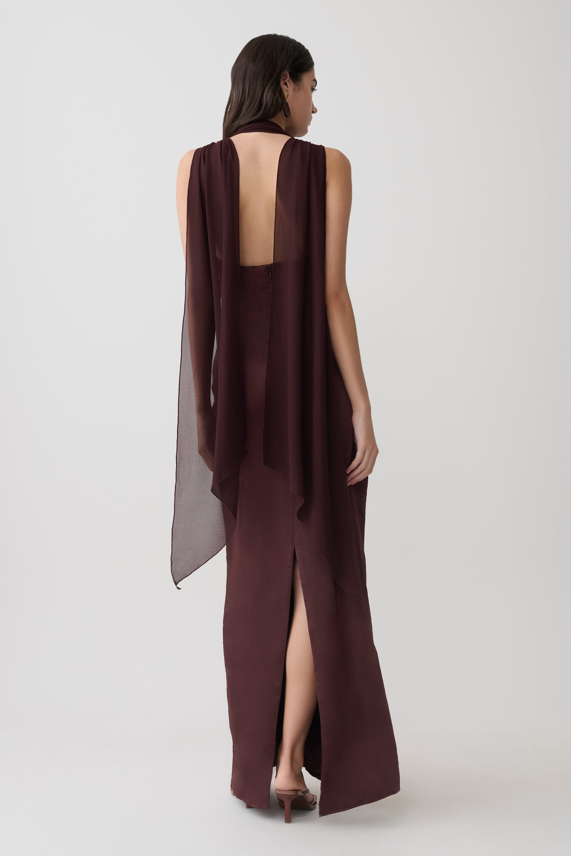 mayra formal satin slit long dress Windsor Mayra Formal Satin Slit Long Dress at CoolSprings Galleria in Franklin, TN