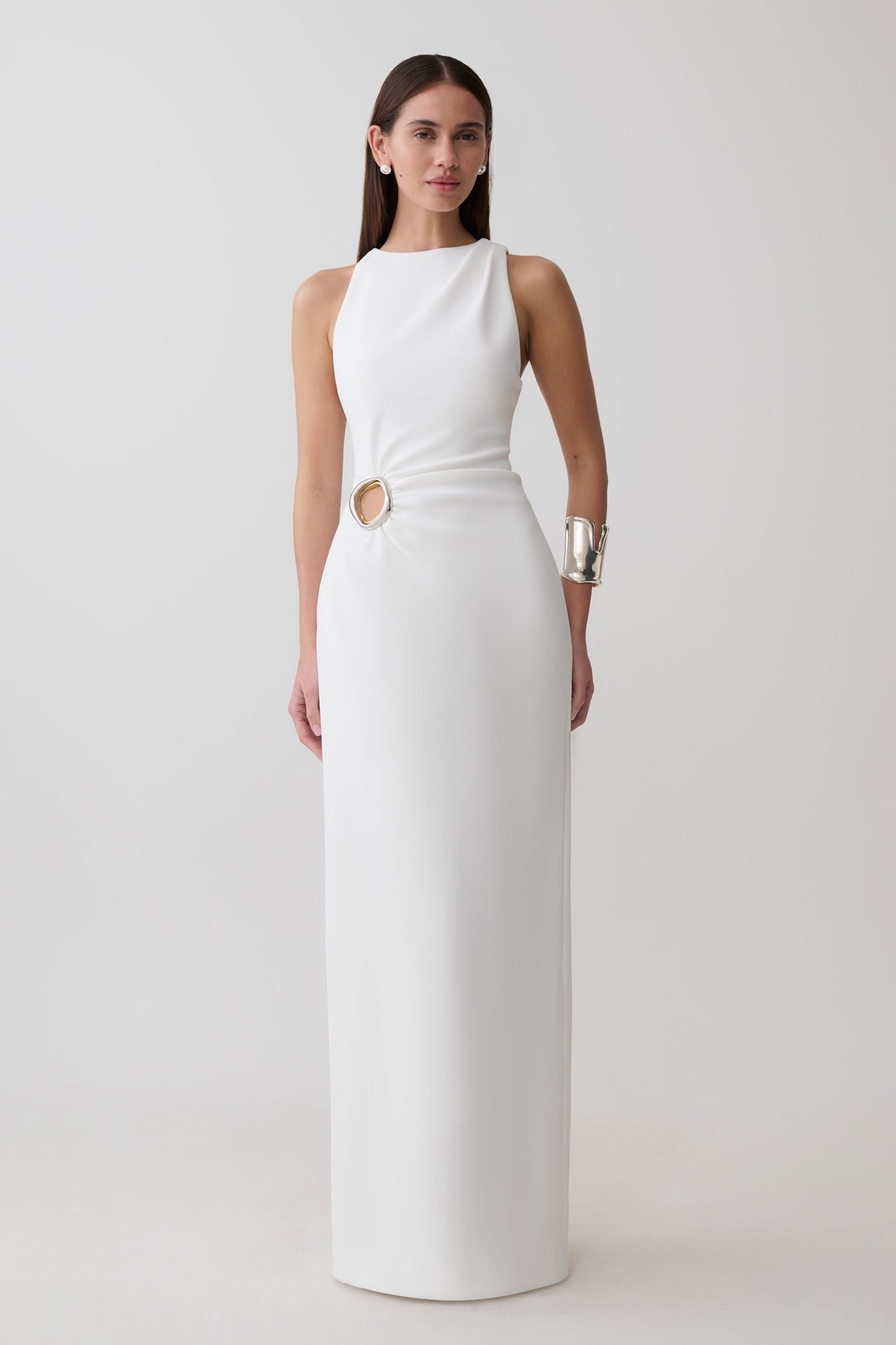 Maylin Hardware Maxi Dress - Ivory #6