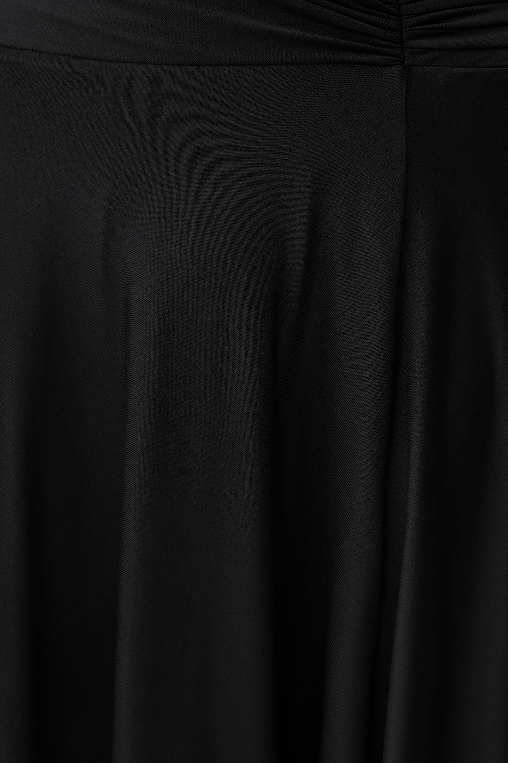 Luu Slinky Midi Skirt - Black #9