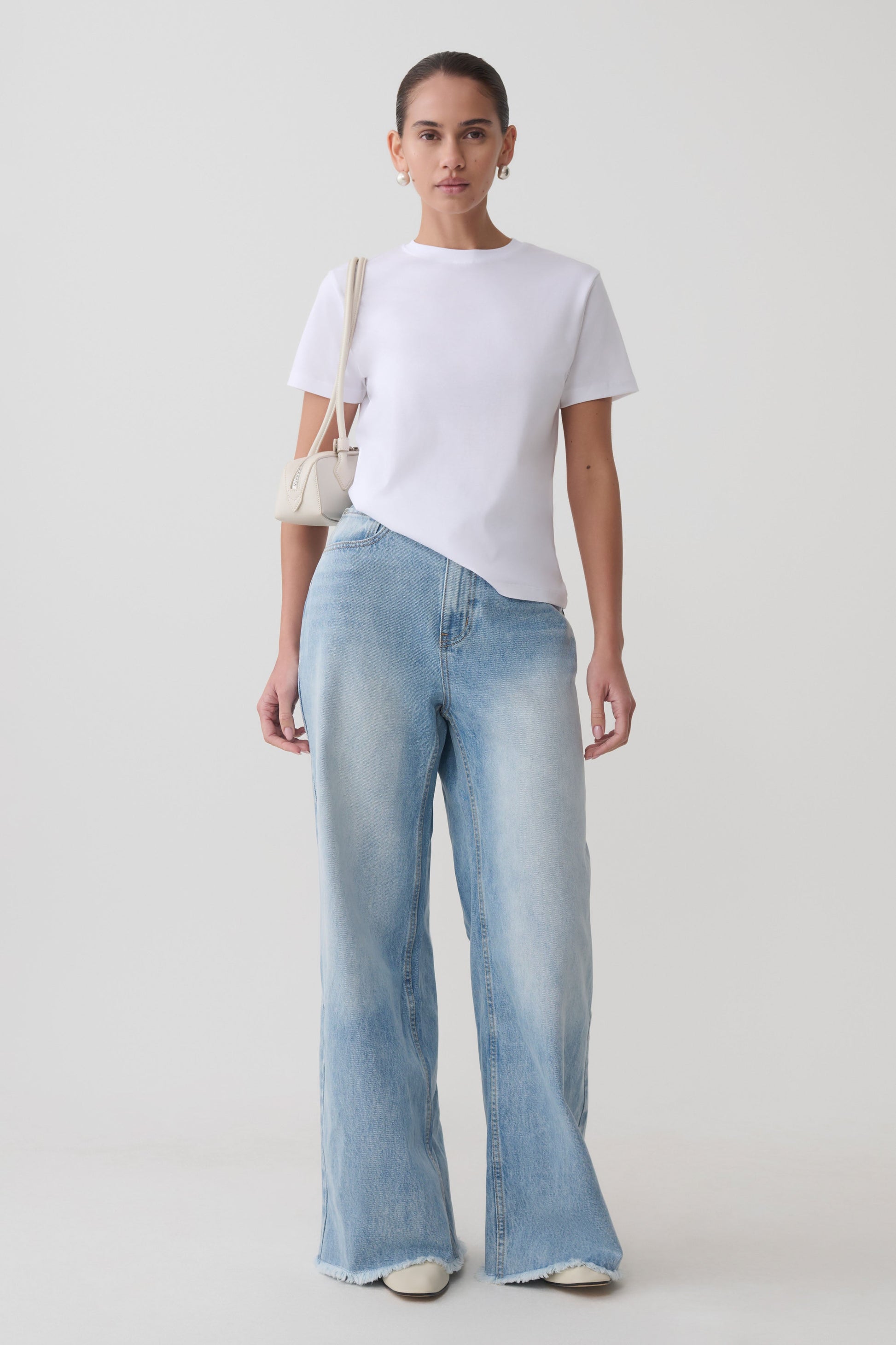 Sega Cotton Oversized T-Shirt - White #6