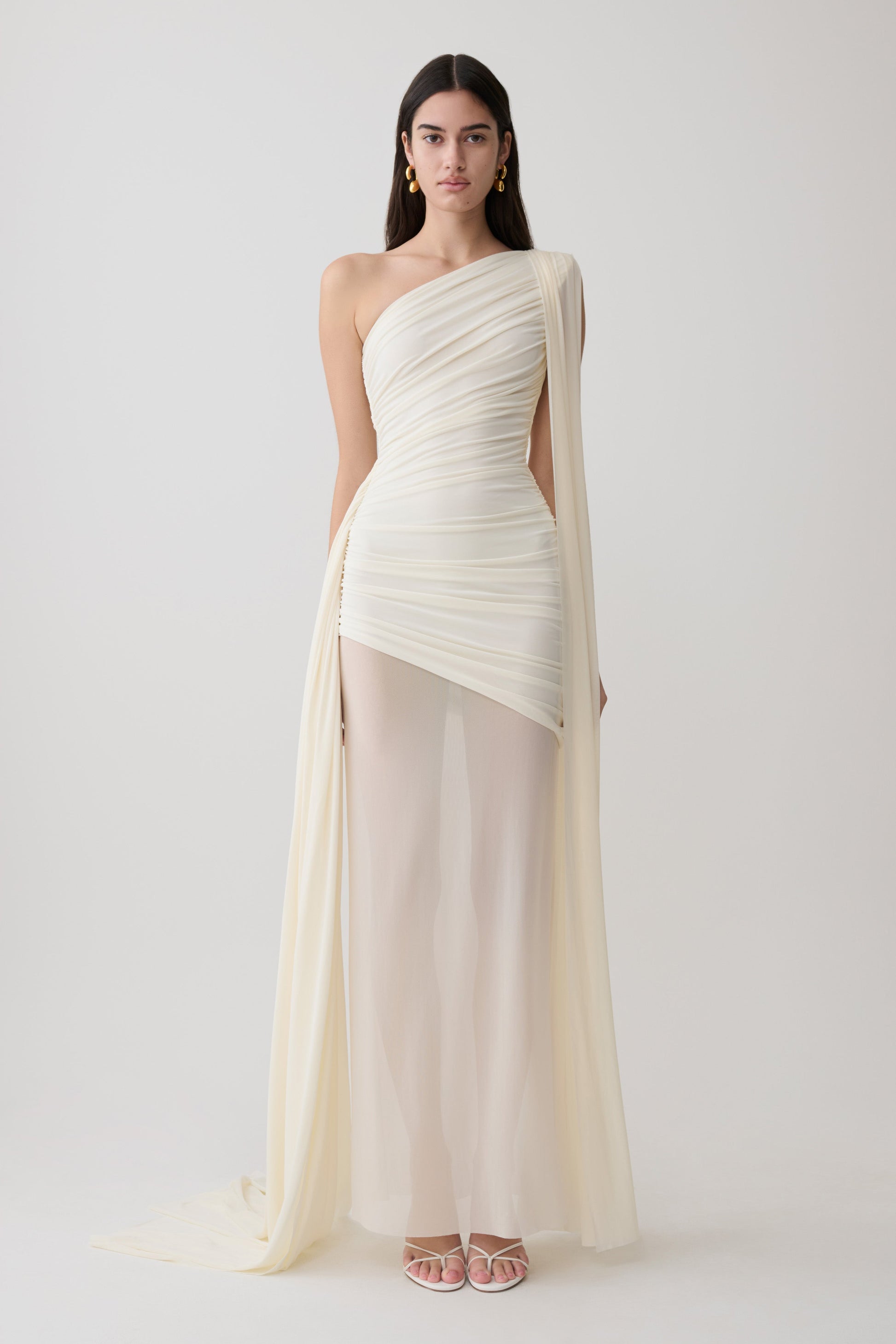 Asher Slinky One Shoulder Maxi Dress