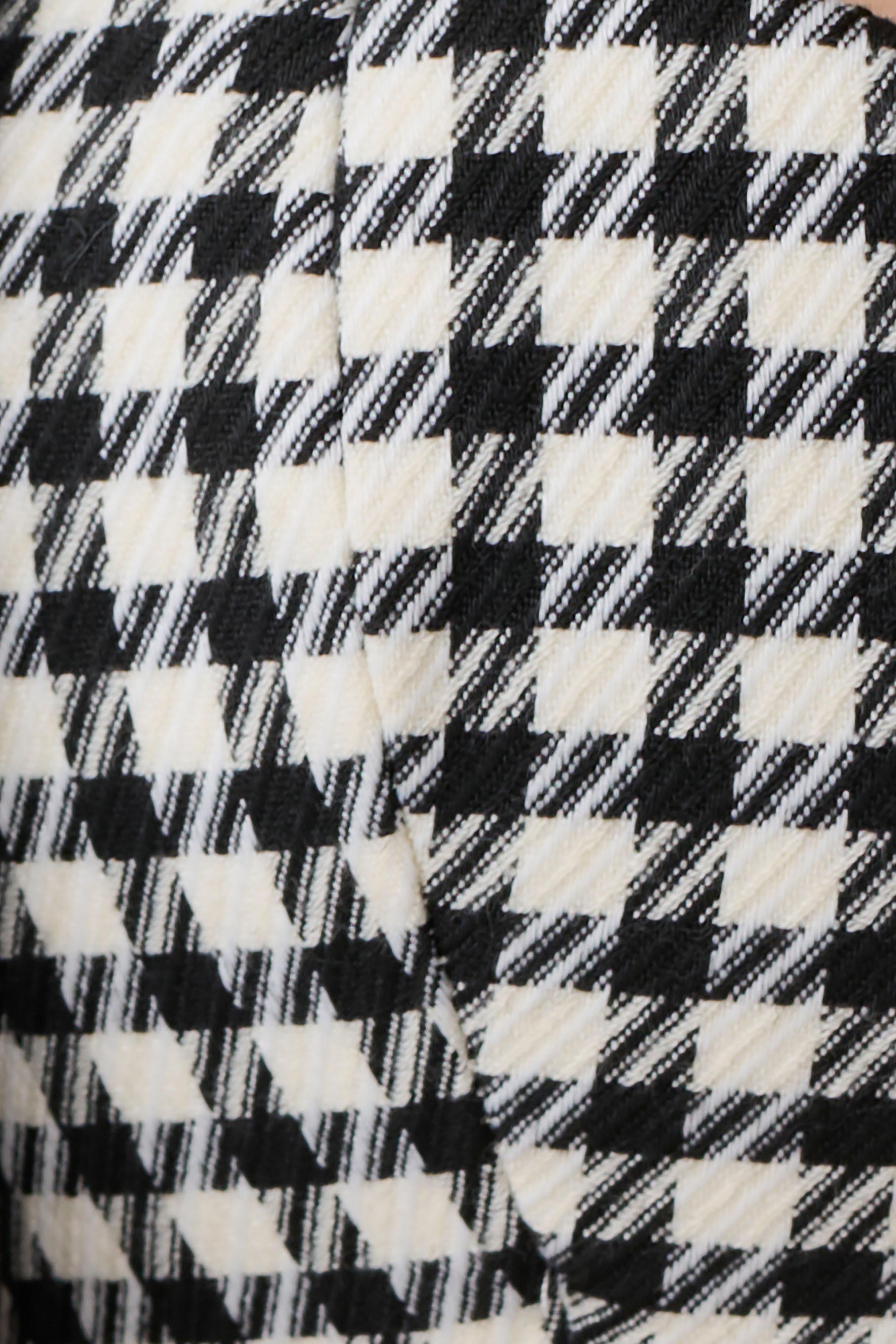 Amelie Tweed Bralette - Houndstooth | MESHKI US