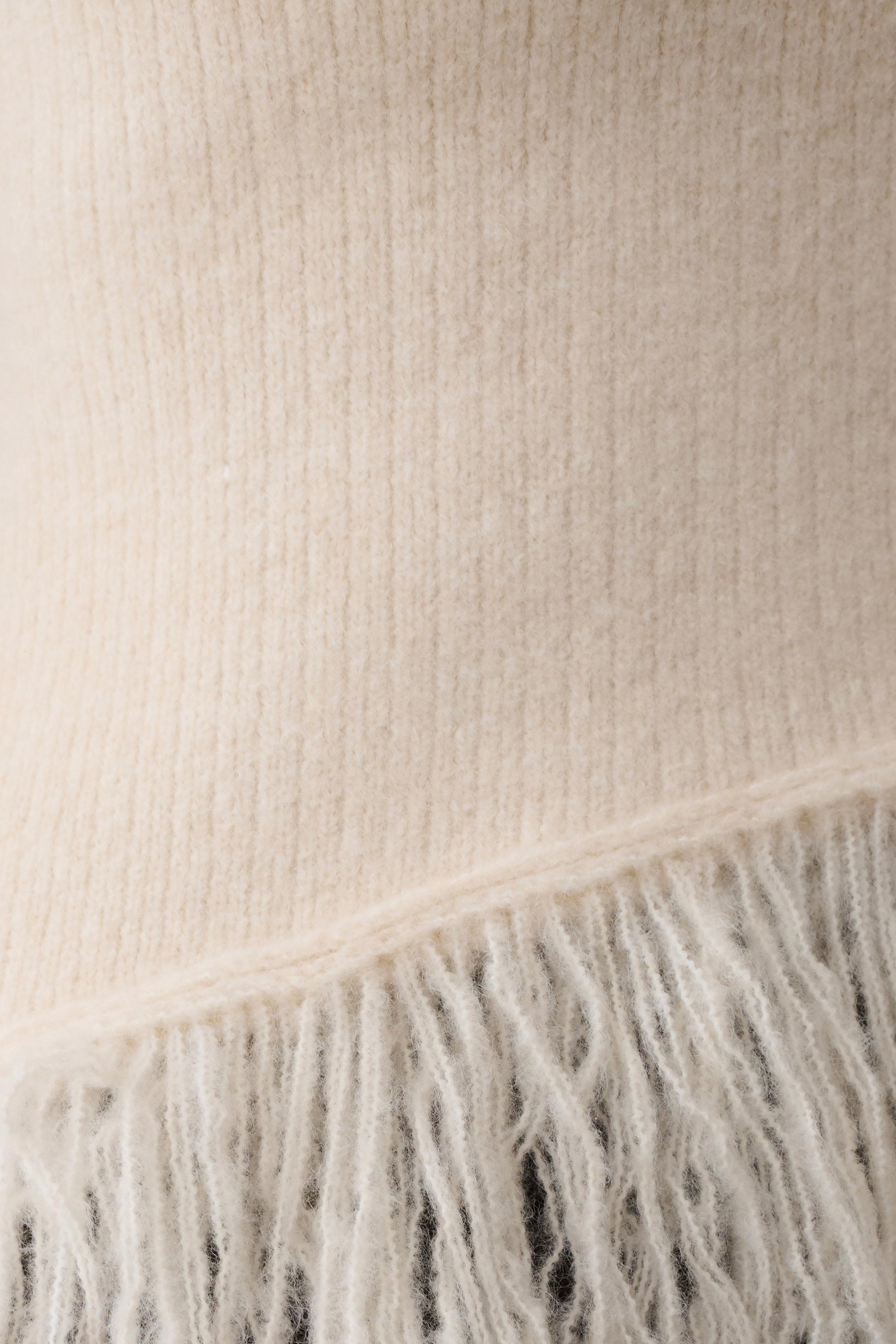Sammie Fringe Knit Top - Cream #9