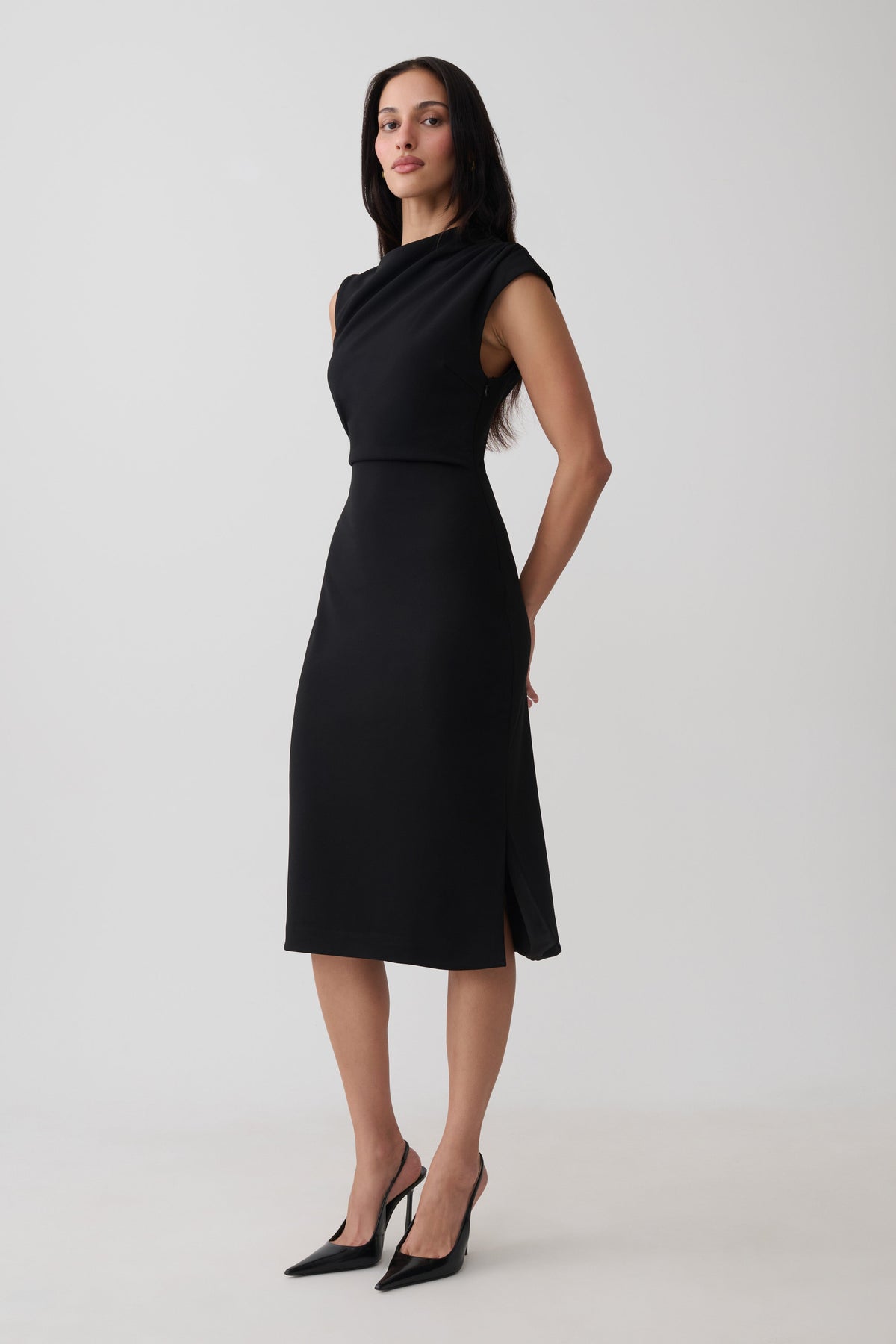 Gloom Midi Dress - Black #4