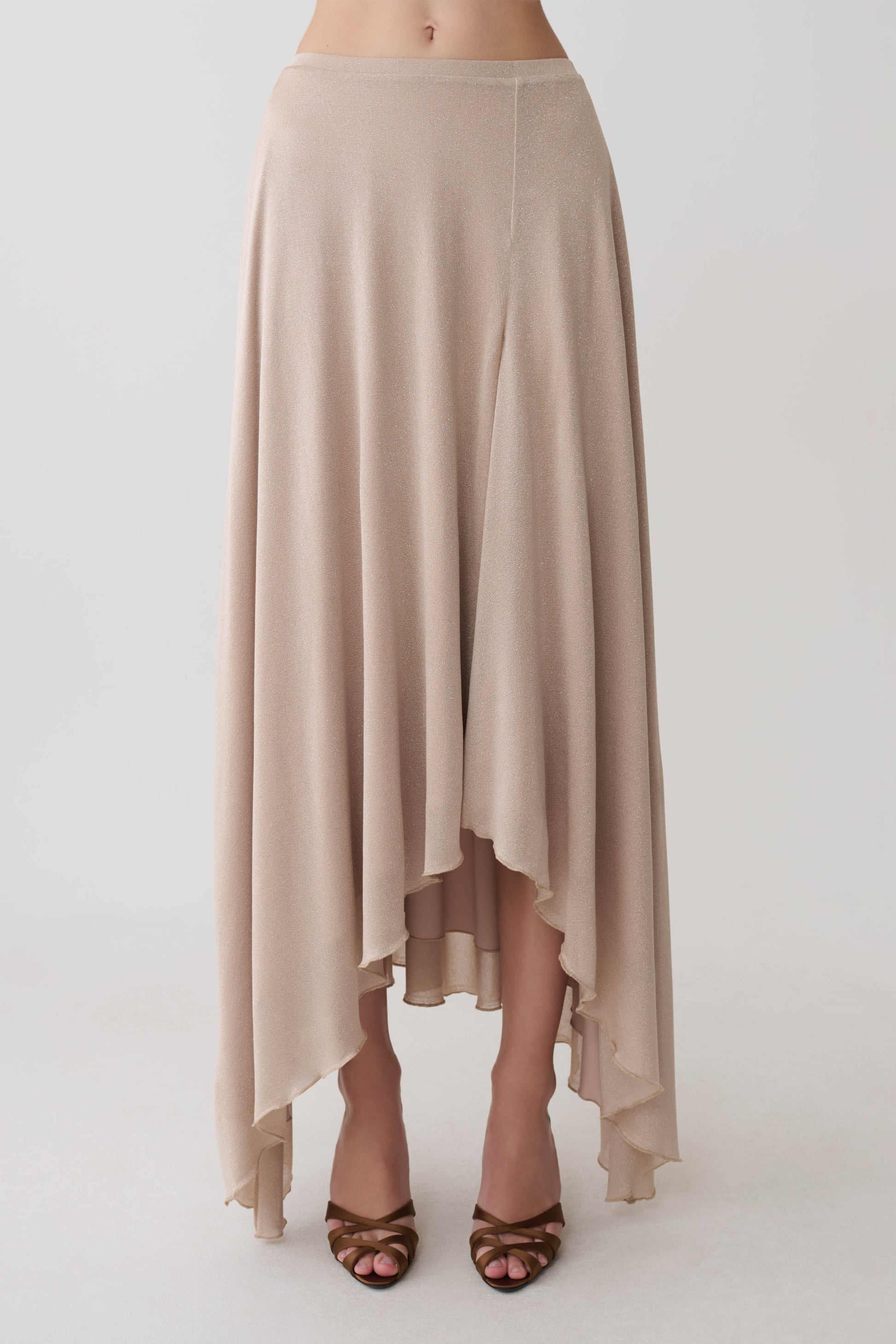 Nola Lurex Maxi Skirt - Gold #8