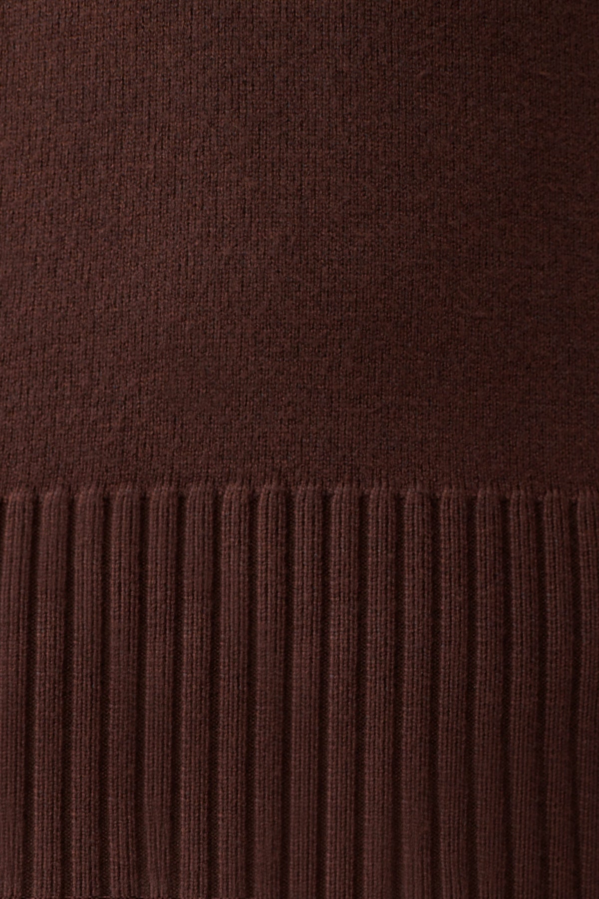 Stanley Ribbed High Neck Jumper - Chocolate #7