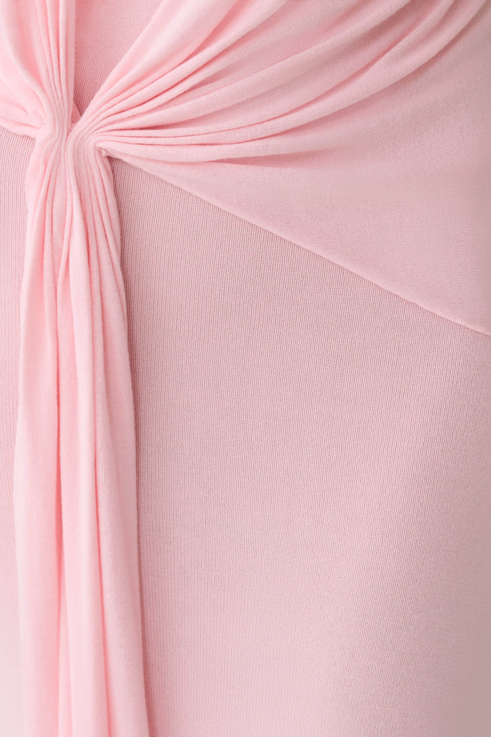 Cindylou Halter Knit Maxi Dress - Baby Pink #5