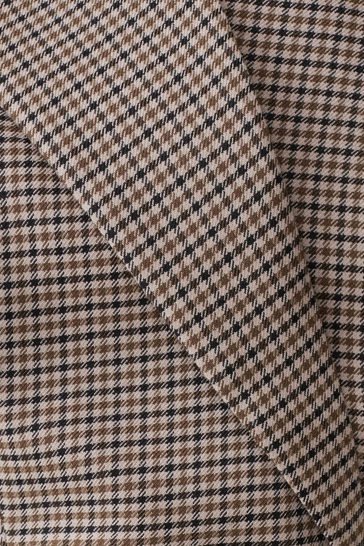 Gisella Suiting Asymmetrical Vest - Tan Check