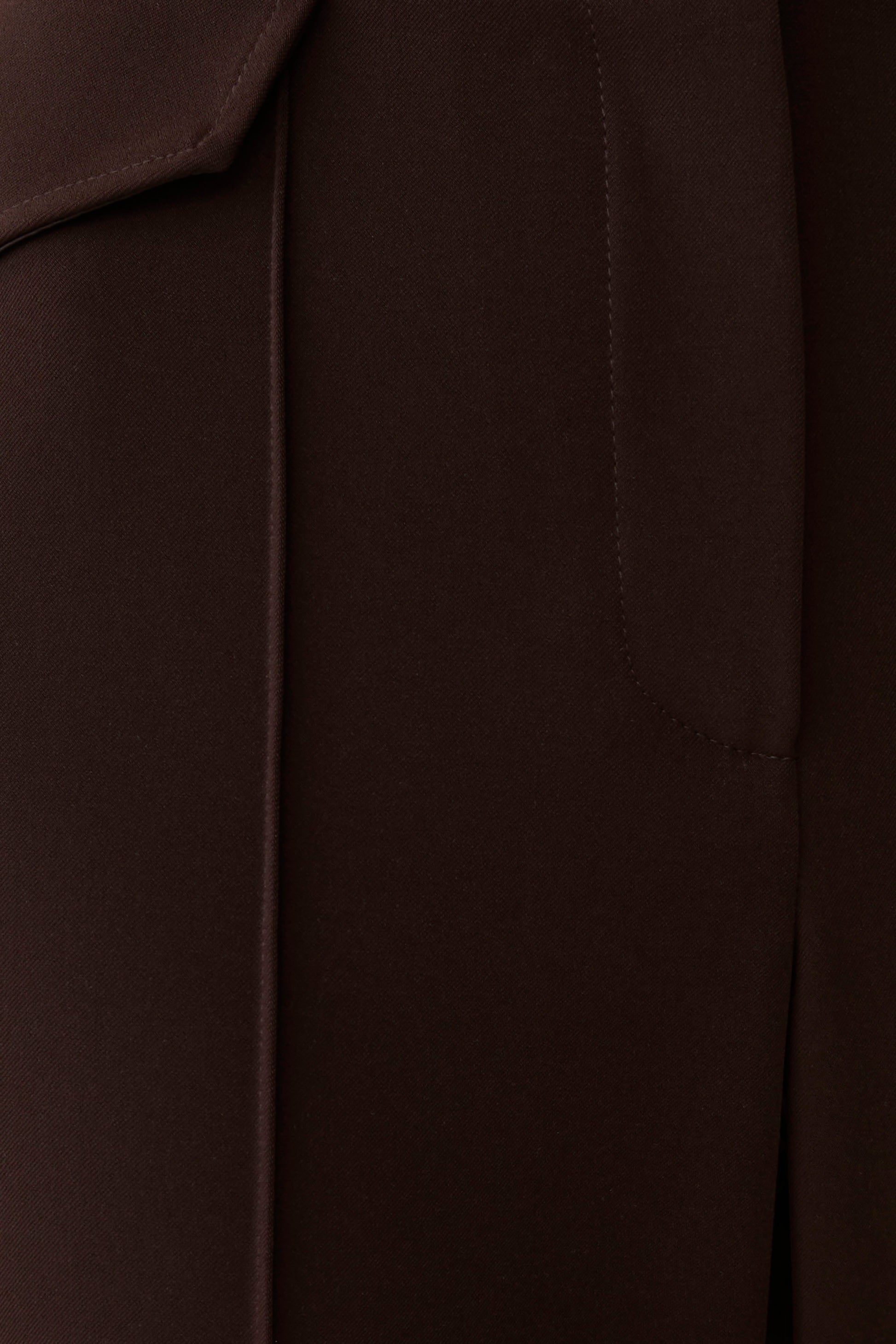 Darcie Fit And Flare Suiting Pants - Dark Chocolate #7