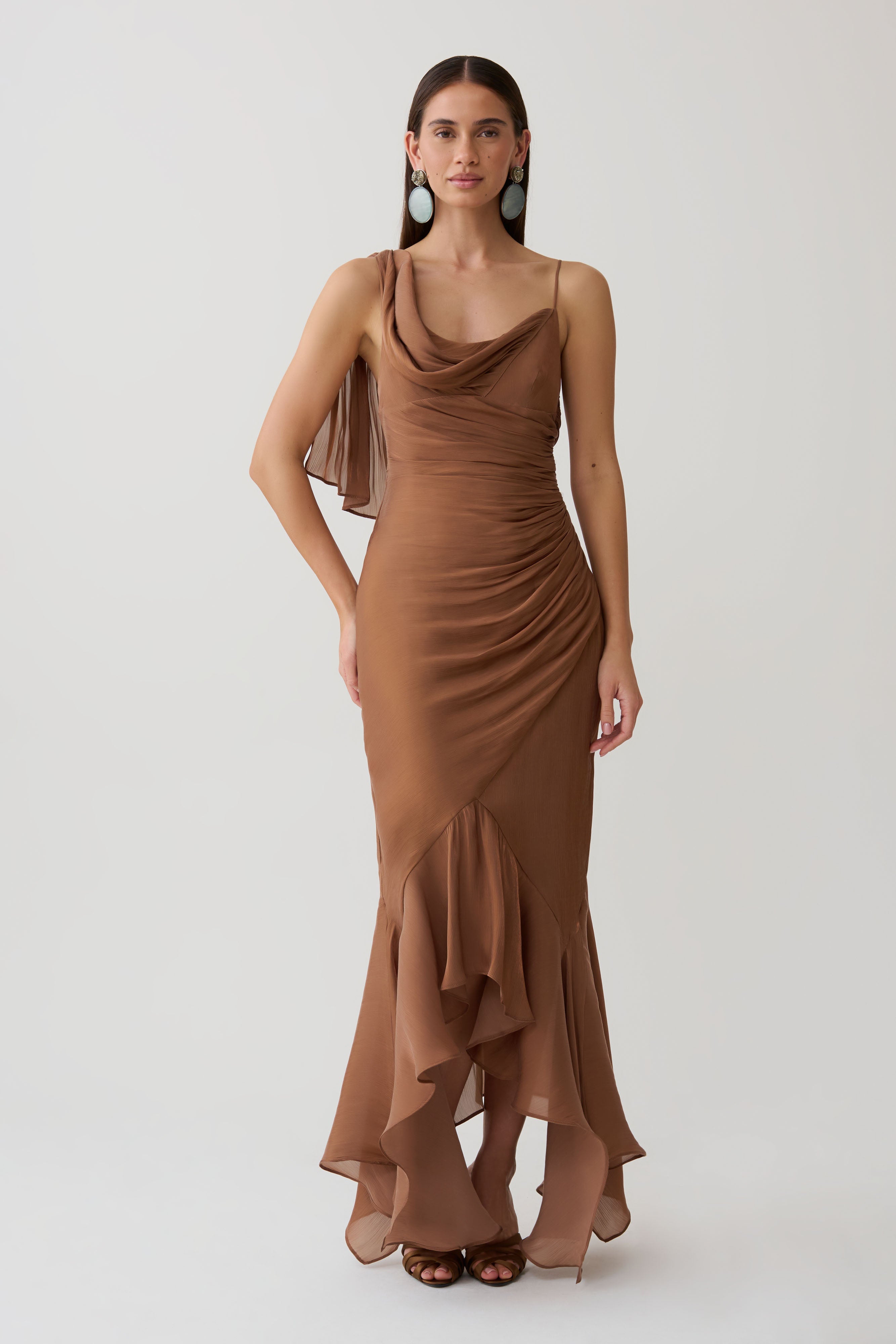 boho embellished dress Alexandria wedding and gold detailing that Indigo803082022 Color:Blush Pink As Picture Alexander Wang Women's Metal