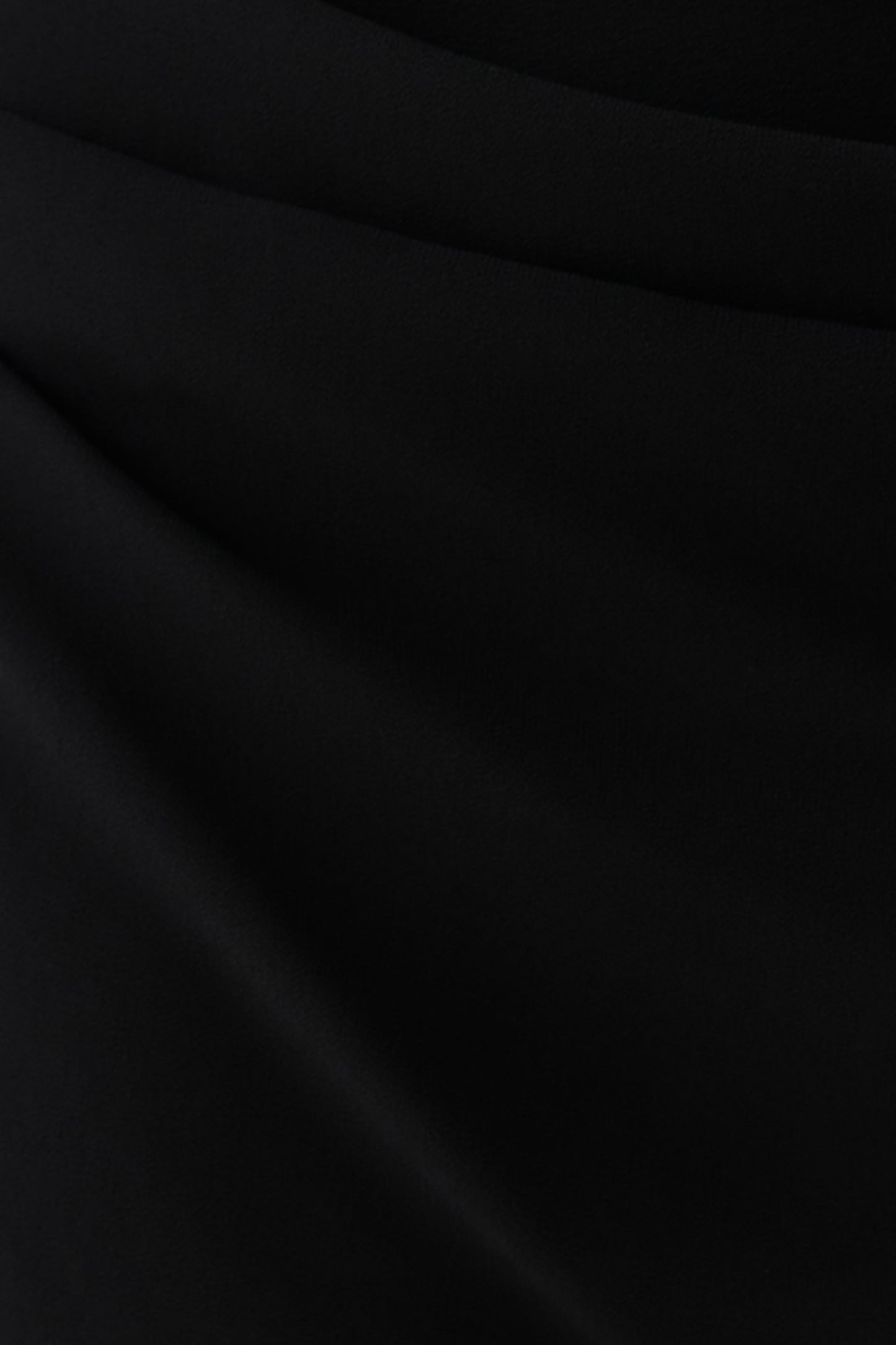 Indie Draped Chiffon Mini Skirt - Black