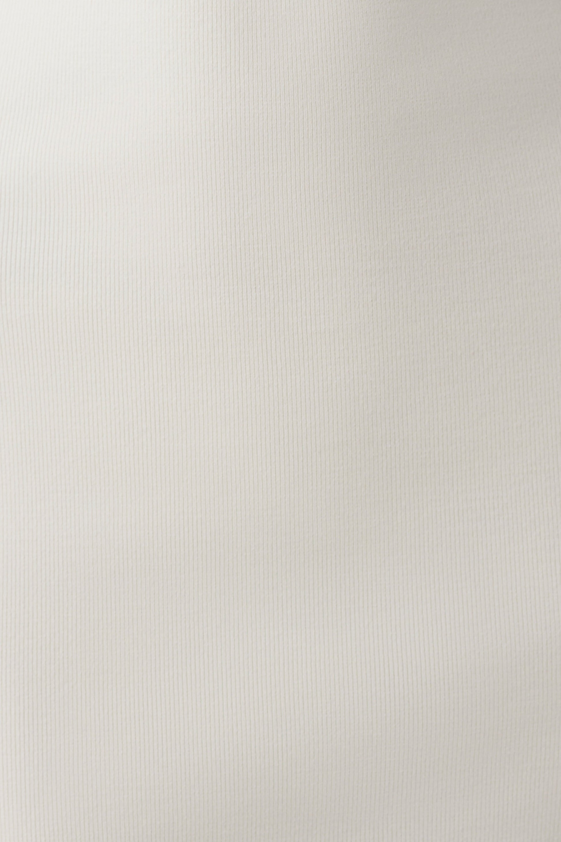 Leah Racer Back Knee Length Knit Dress - Ivory #6