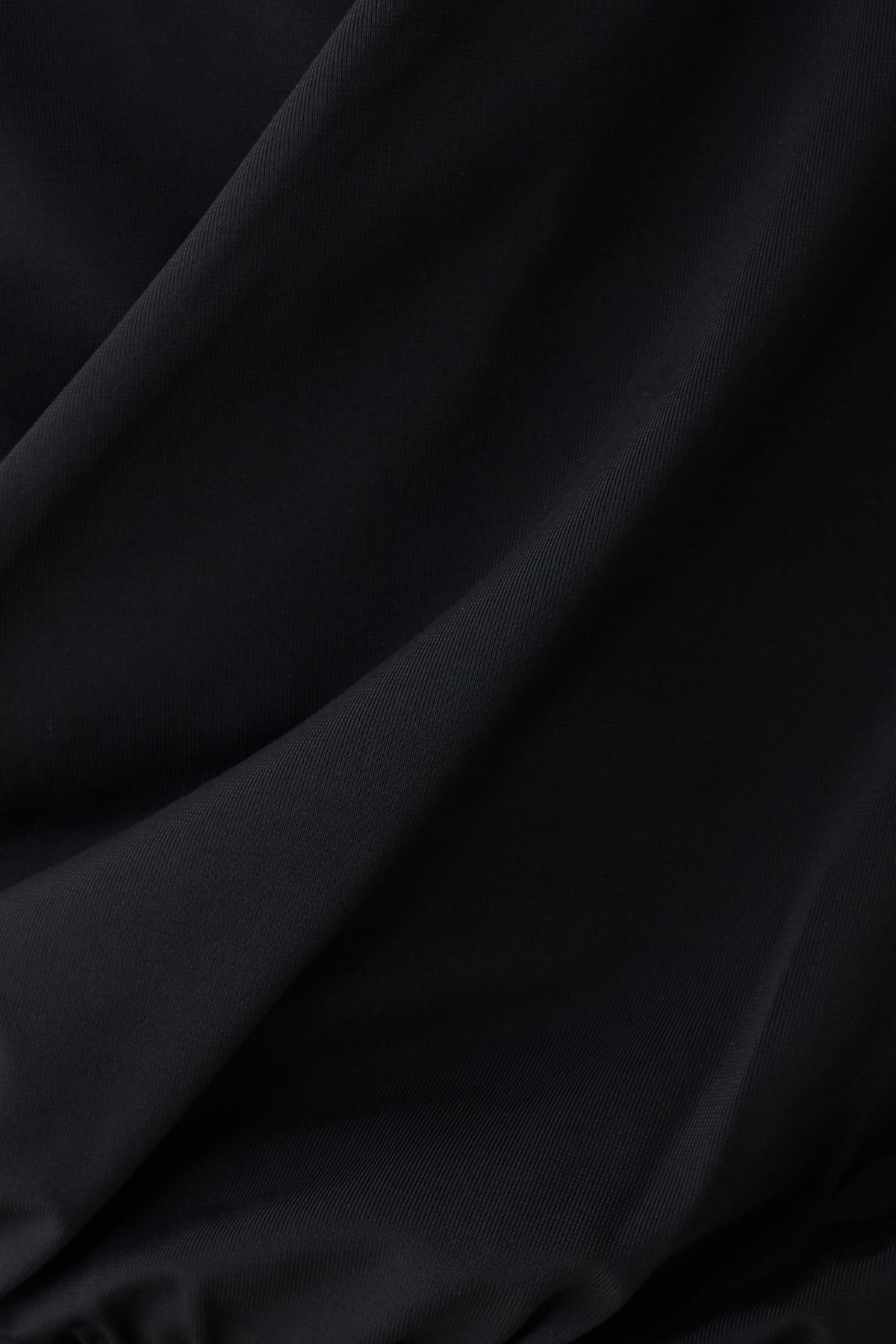 Raisa Overlap Top With Neck Scarf - Black #7
