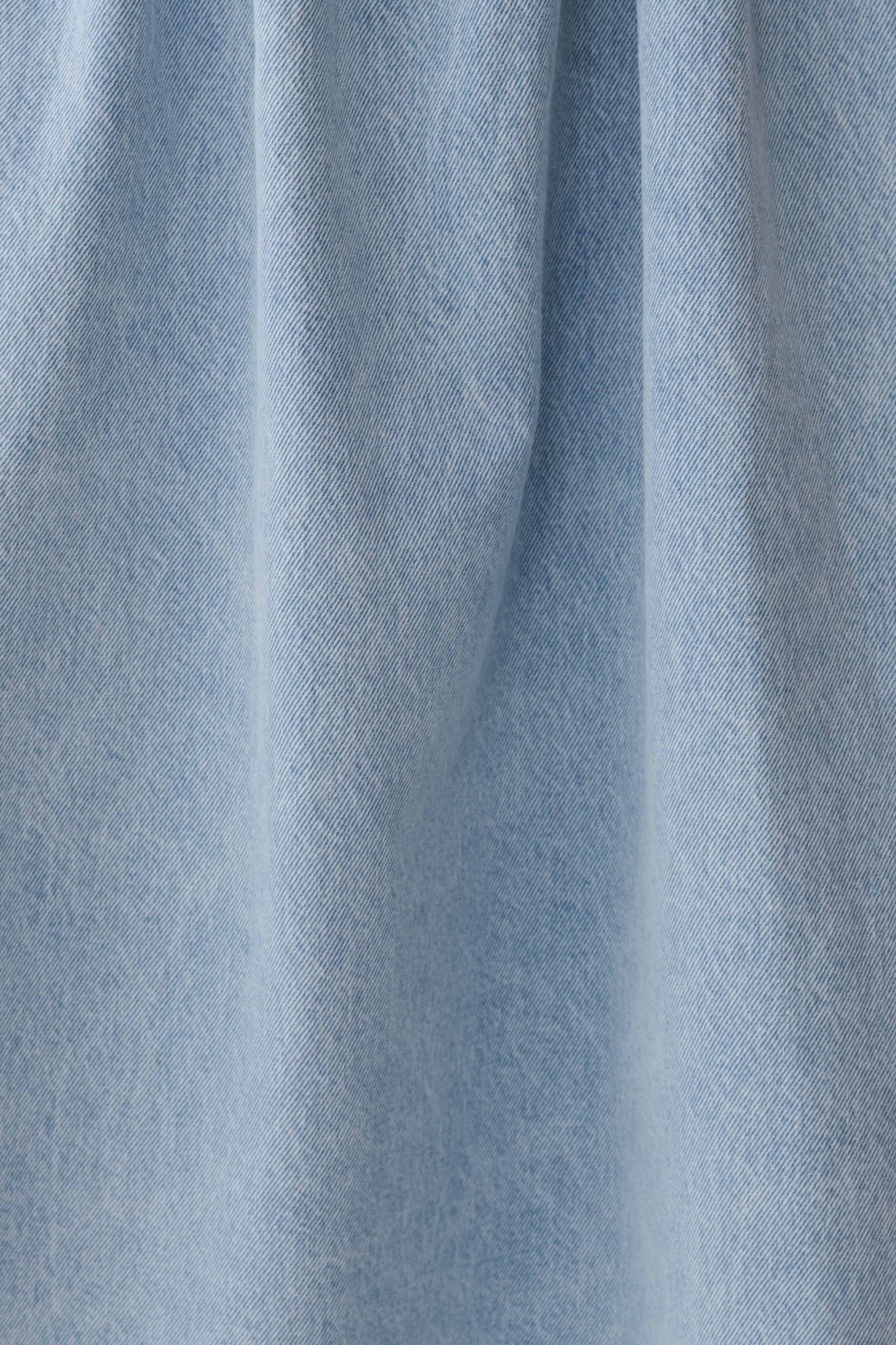 Miller Denim Halter Midi Dress - Classic Blue #6