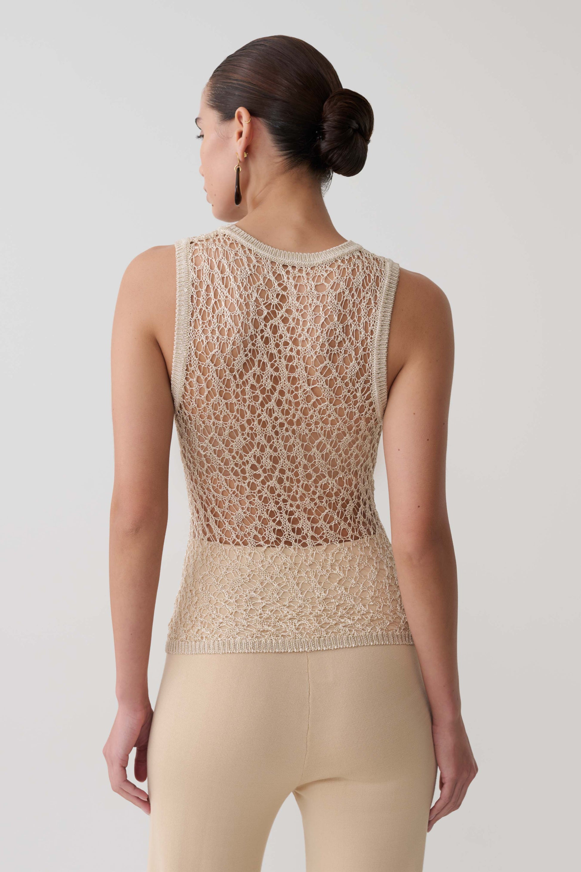 Eloise Pearl Beaded Top - Cream #2