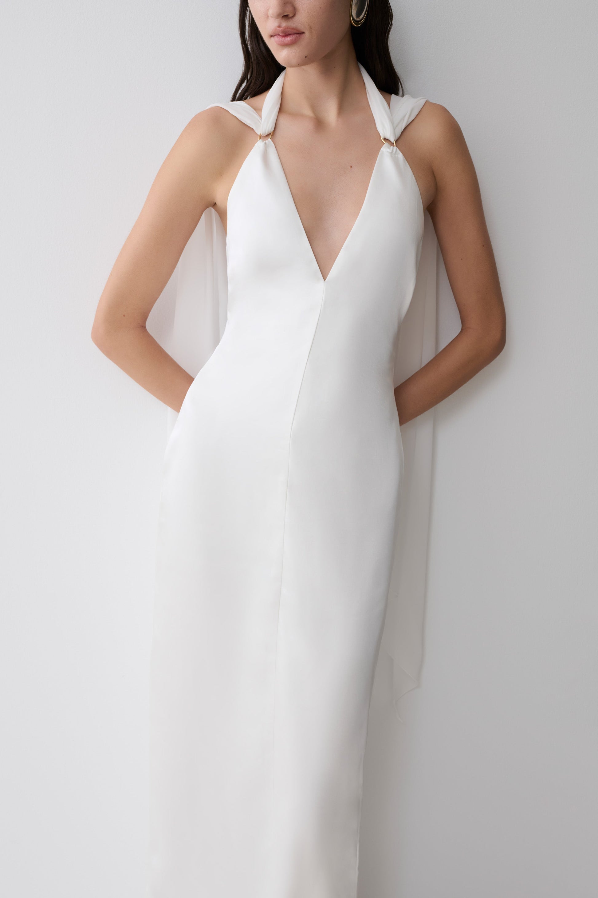 look at you satin maxi dress Rush Dress | Heart Of Glass Satin Maxi Dress